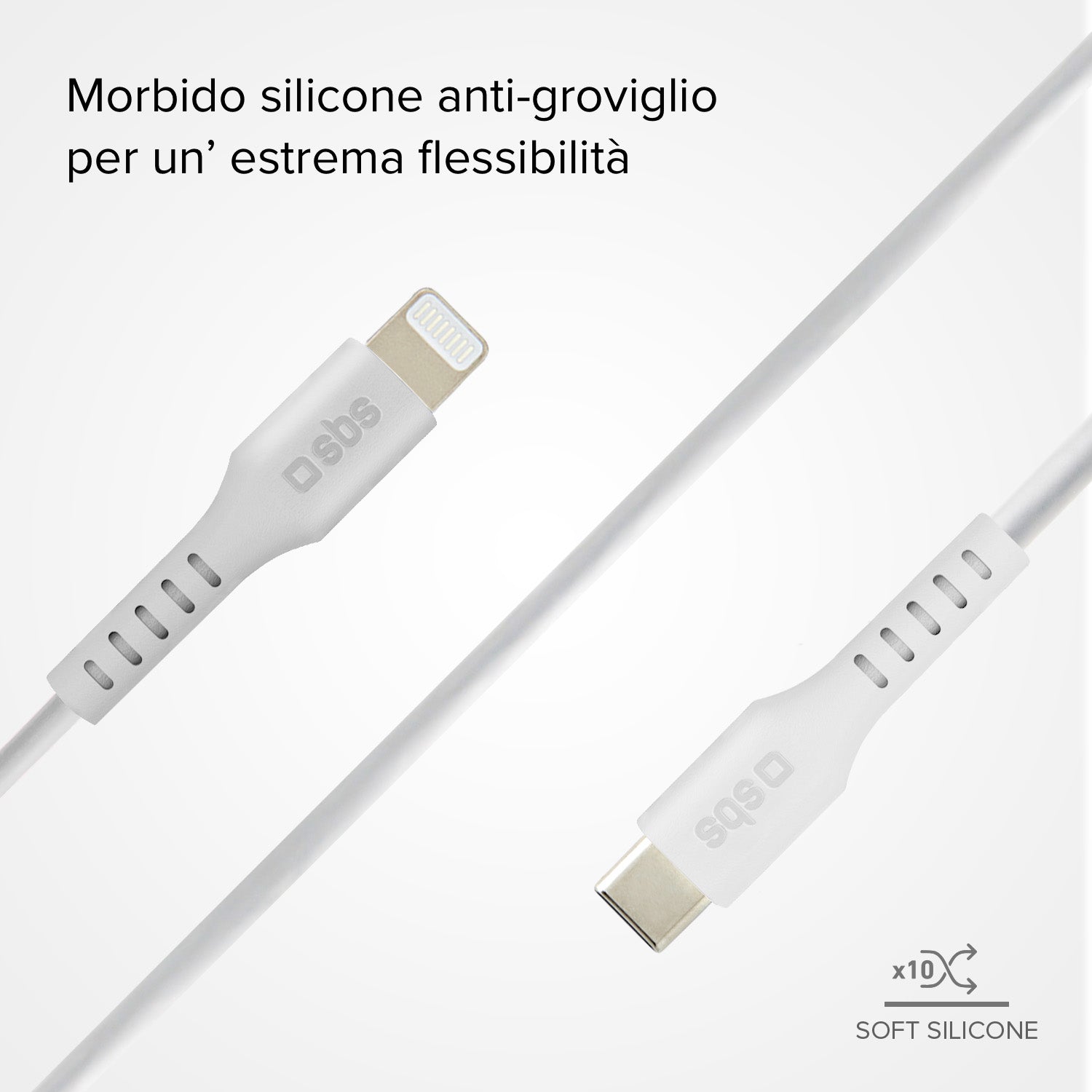 Cavo dati e ricarica USB-C a Lightning
