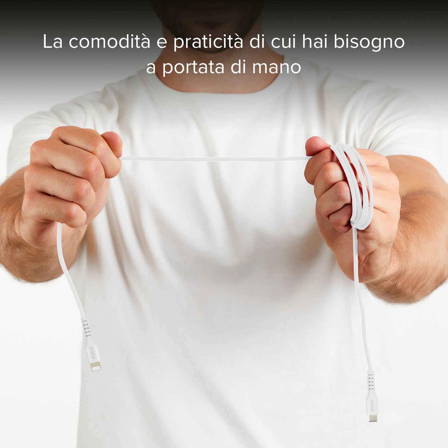 Cavo dati e ricarica USB-C a Lightning