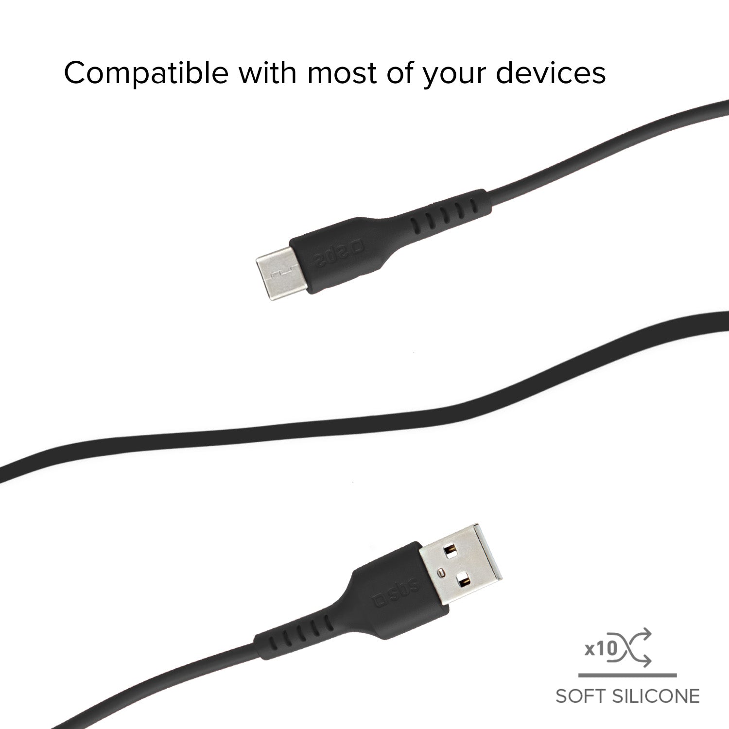 Cavo dati 2 m nero - Connettori USB a Micro-USB