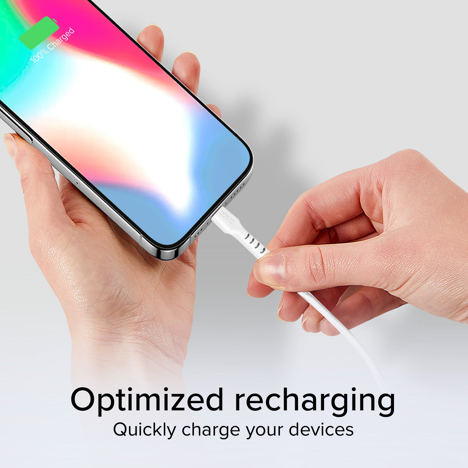 Daten- und Ladekabel USB-C auf USB-C mit 1 Meter Länge