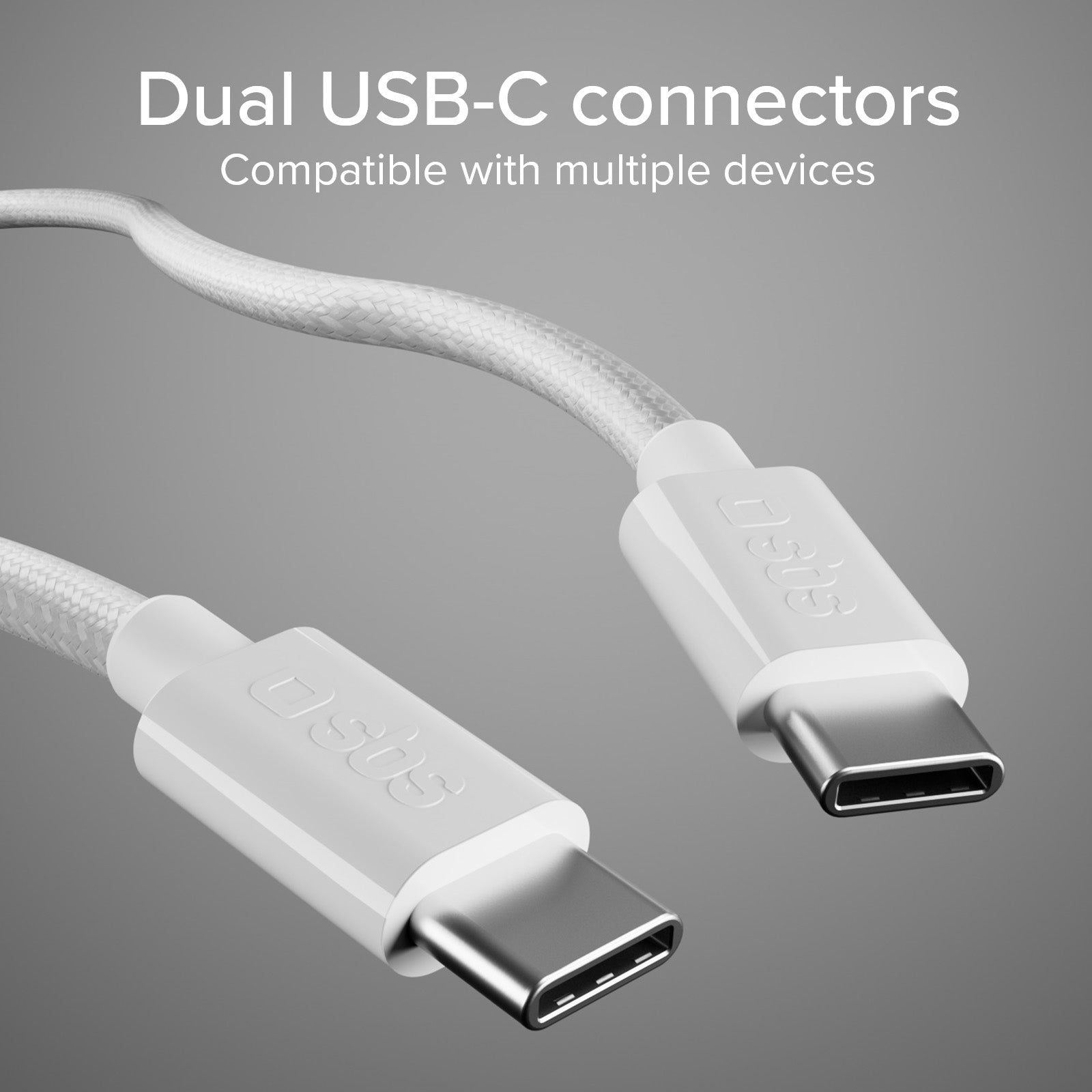 USB Type-C splitter with dual USB-C output 60W