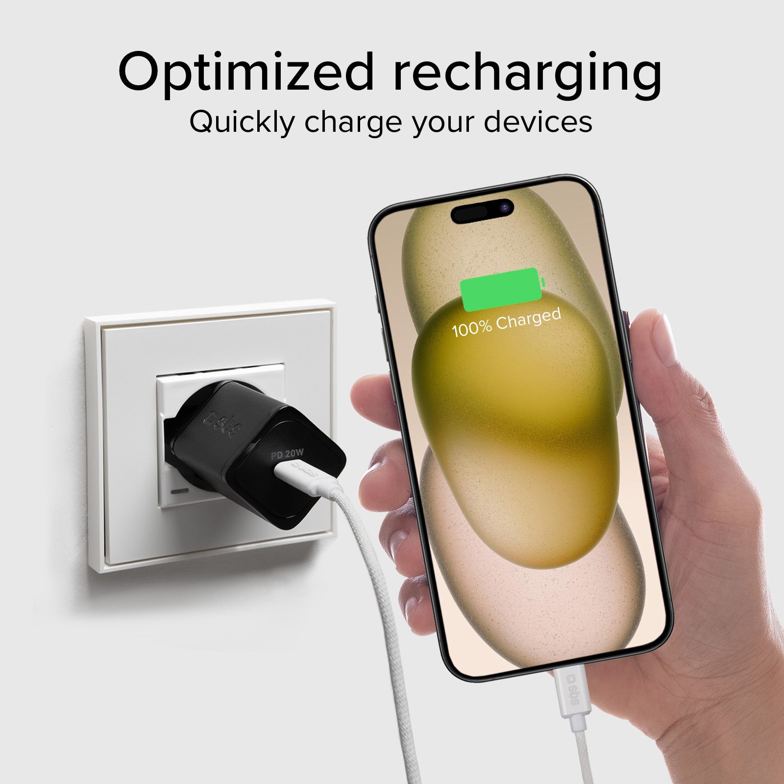 Cable de carta y datos USB-C 3.2 compatible con Power Delivery de 240 W