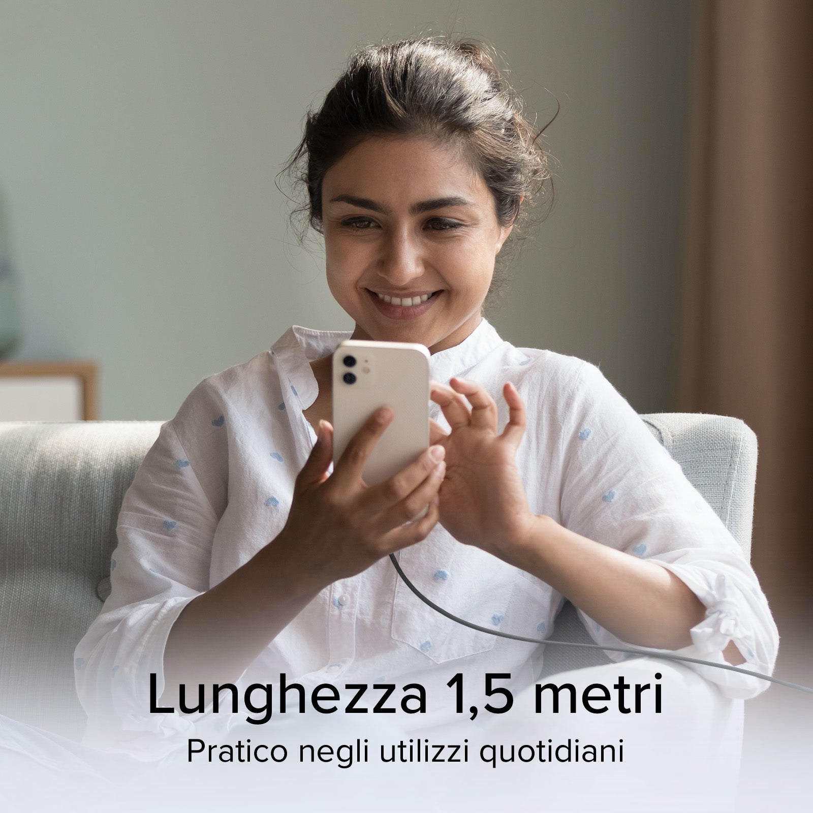 Cavo ricarica e dati USB-C 3.2 compatibile con Power Delivery a 100W