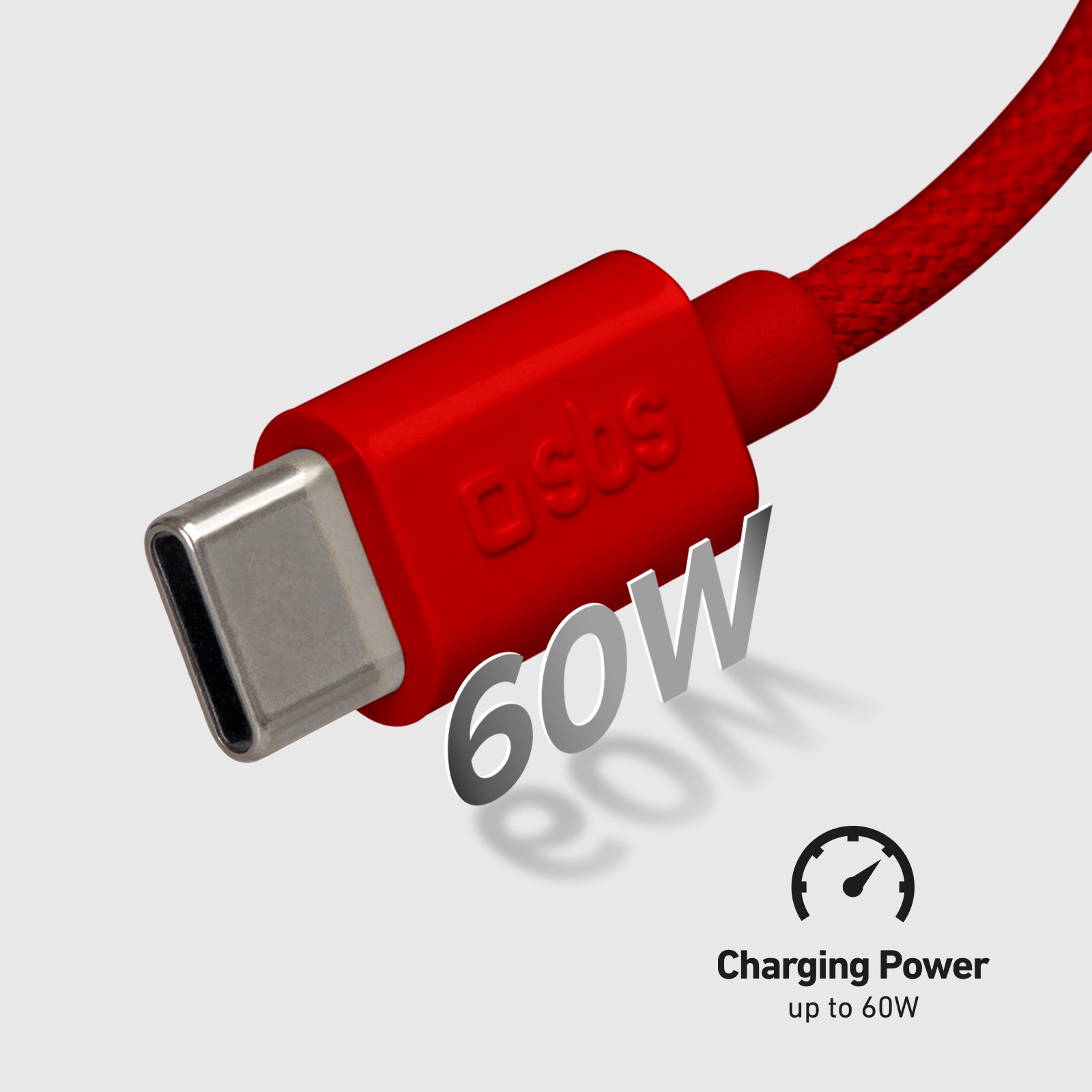 Cavo USB-C - USB-C in tessuto con fermacavo, 1.5 metri