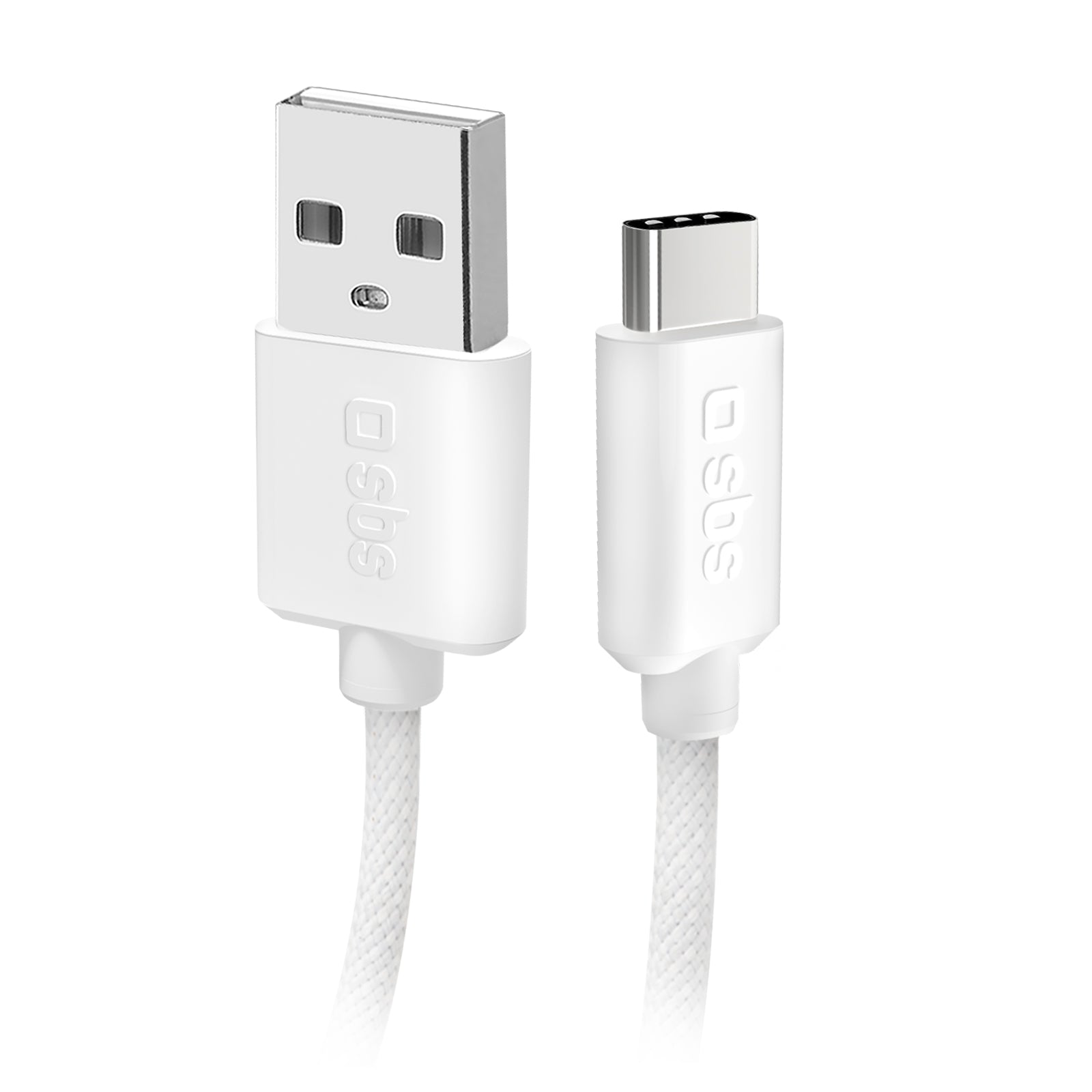 Câble textile USB-A - USB-C avec serre-câble, 1,5 mètre