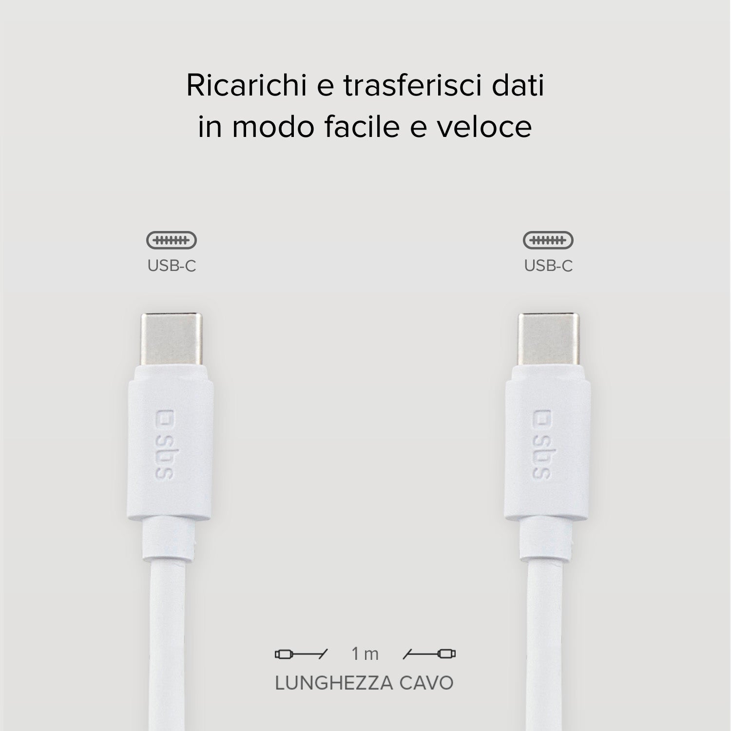 Polo Collection USB-C data cable and charger