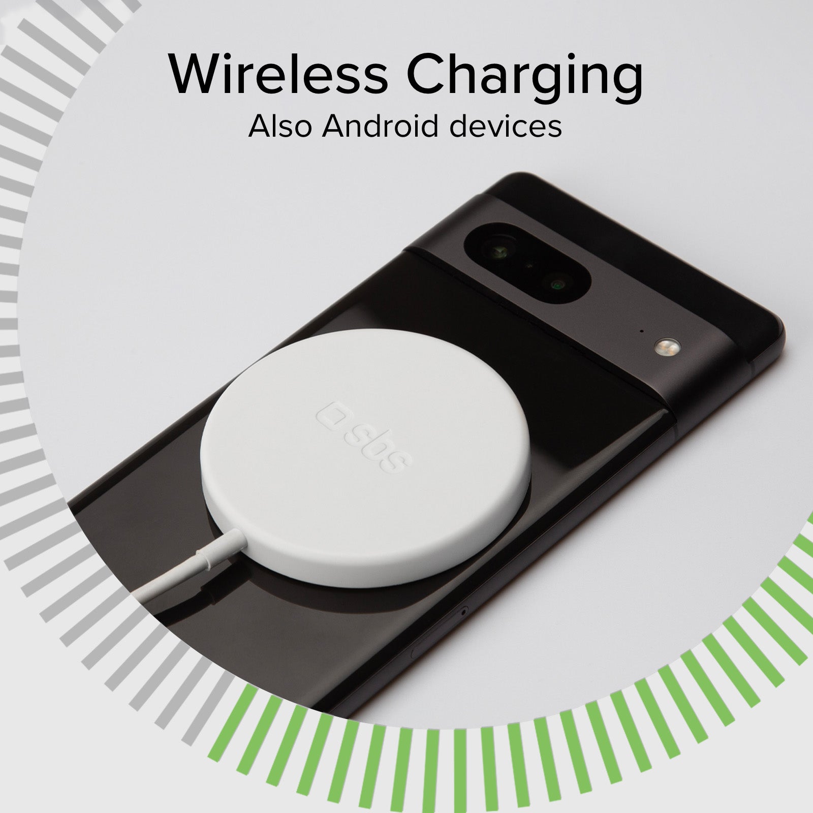 Caricatore caricabatterie wireless per Android ed iPhone 16/15/14/13/12