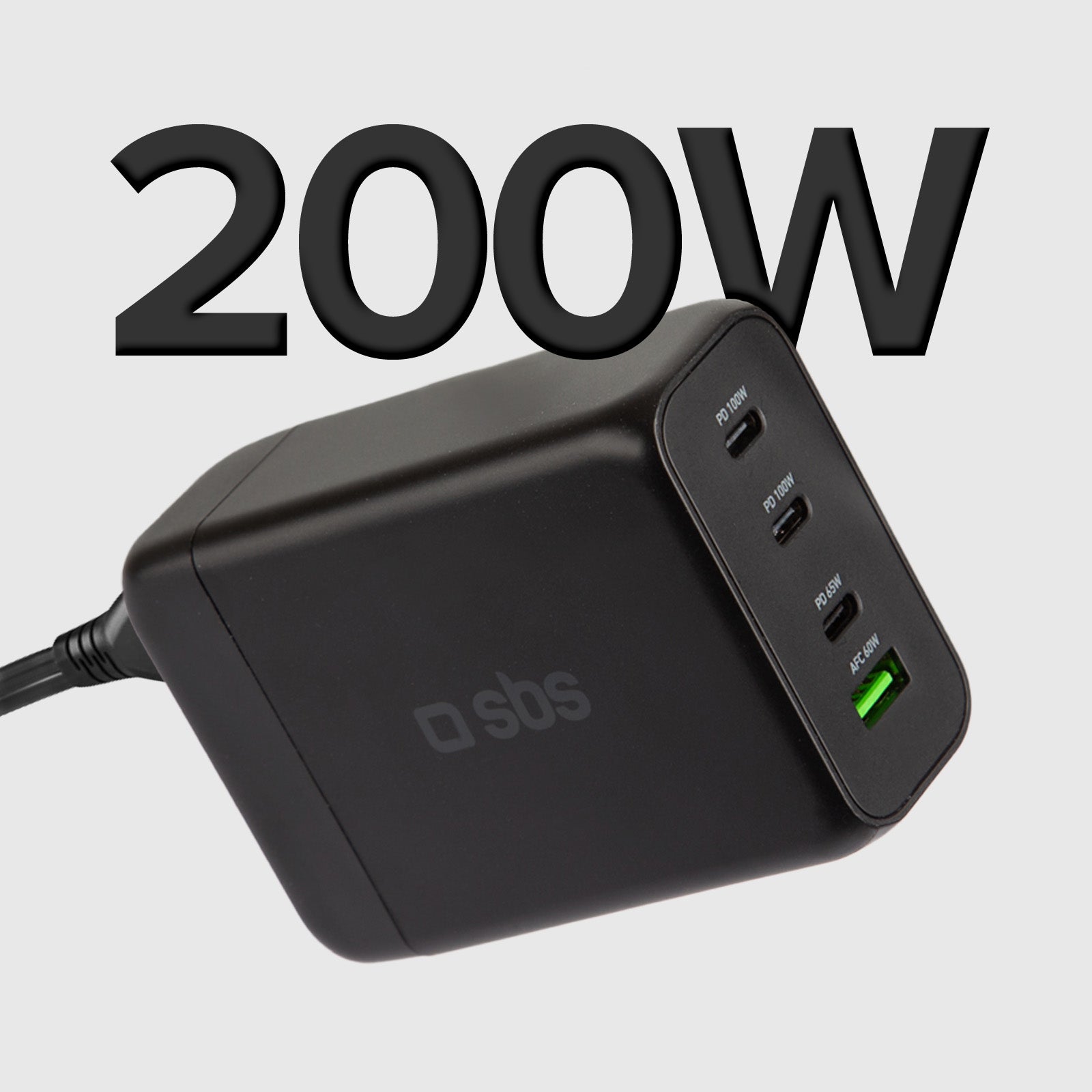 Stazione di ricarica GaN da 200 Watt