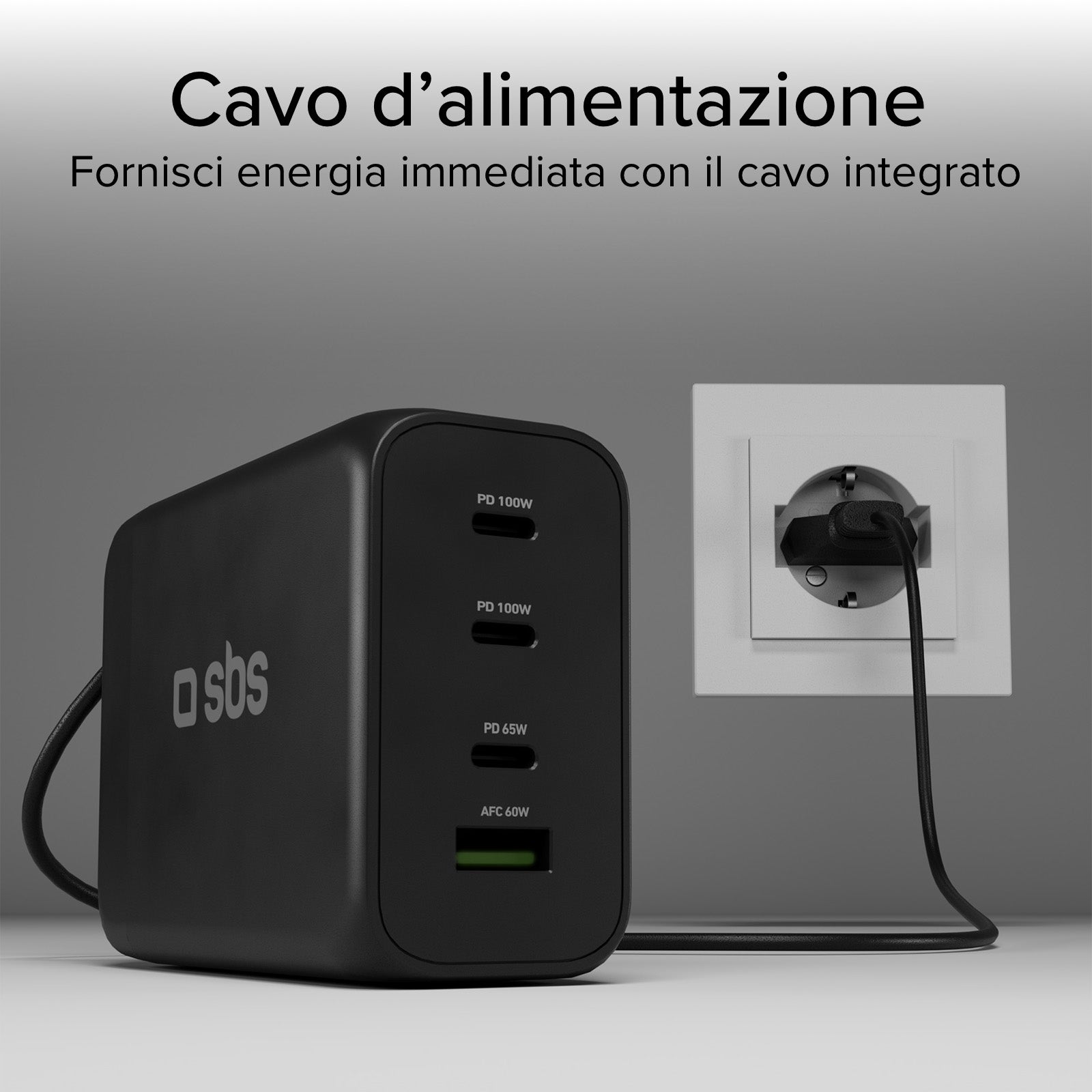 Stazione di ricarica GaN da 200 Watt
