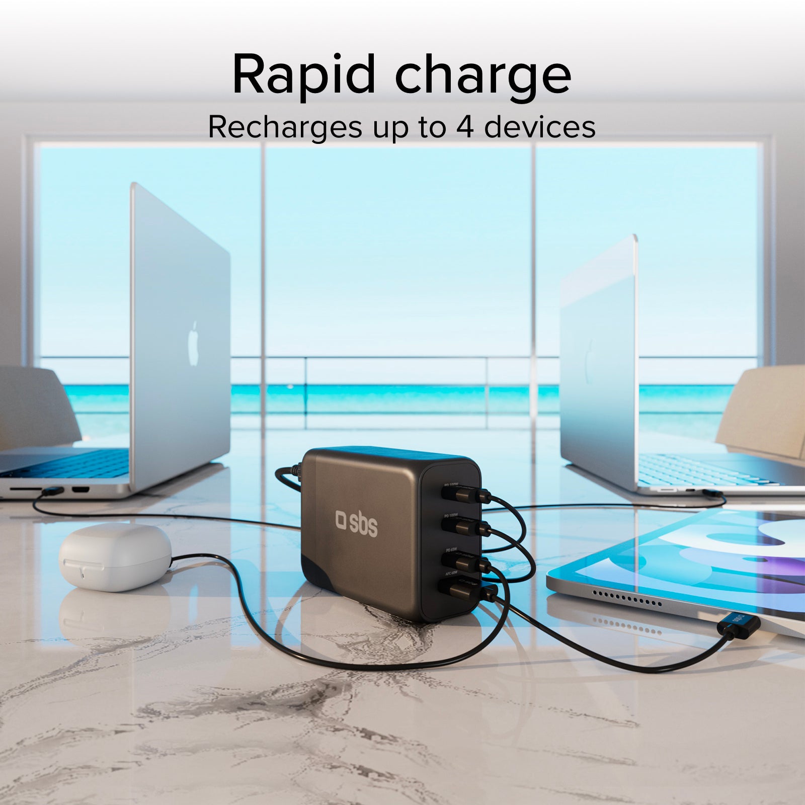 Stazione di ricarica GaN da 200 Watt