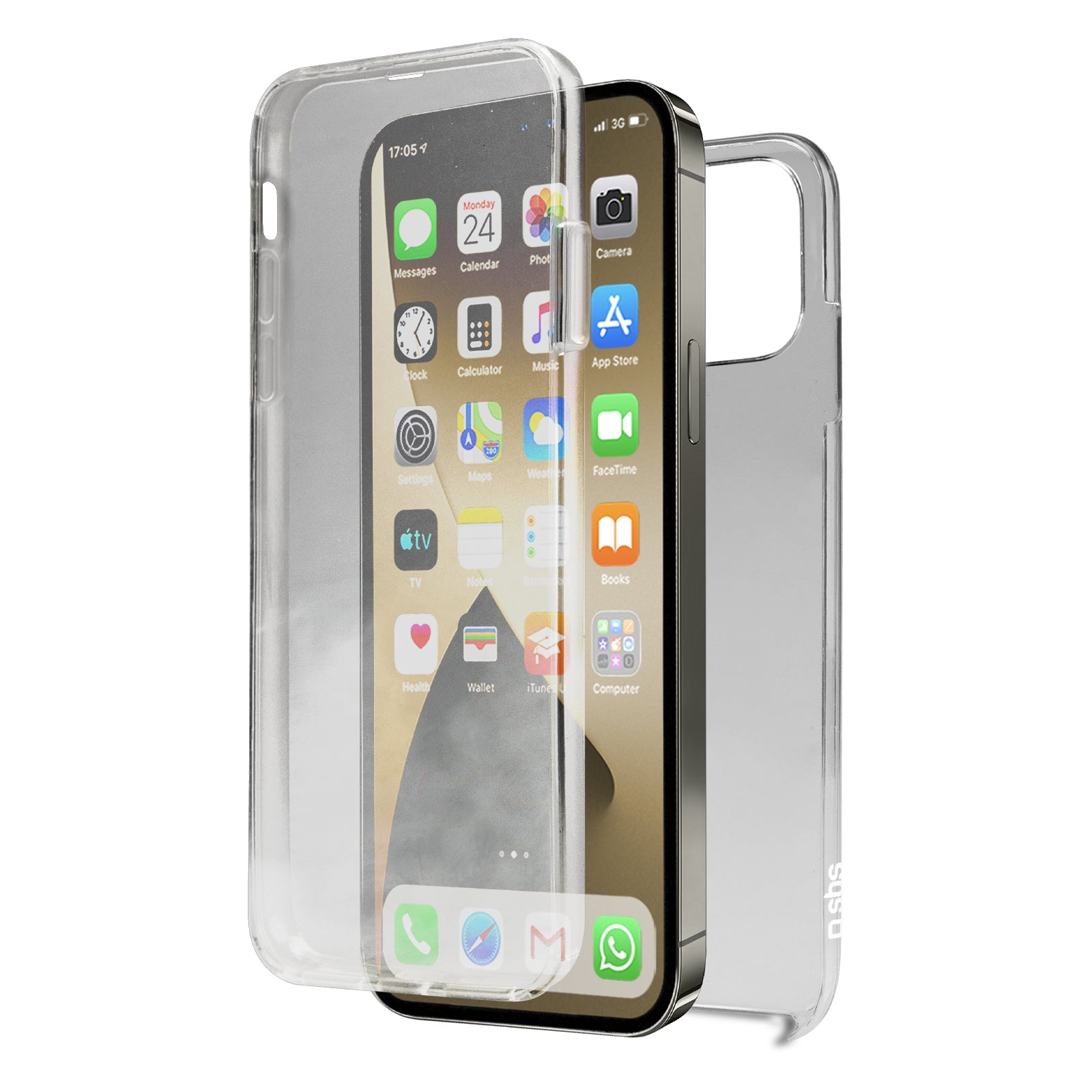 Transparent 360° cover for iPhone 13 Pro Max - Main Image