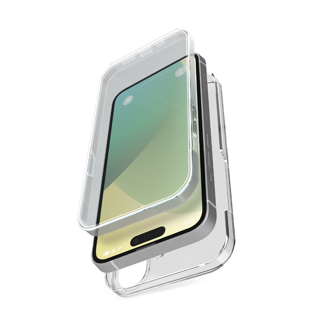Coque Protection Transparente 360° Pour IPhone 16 15 14 13 12 11 X - En Silicone/gel, Neuf