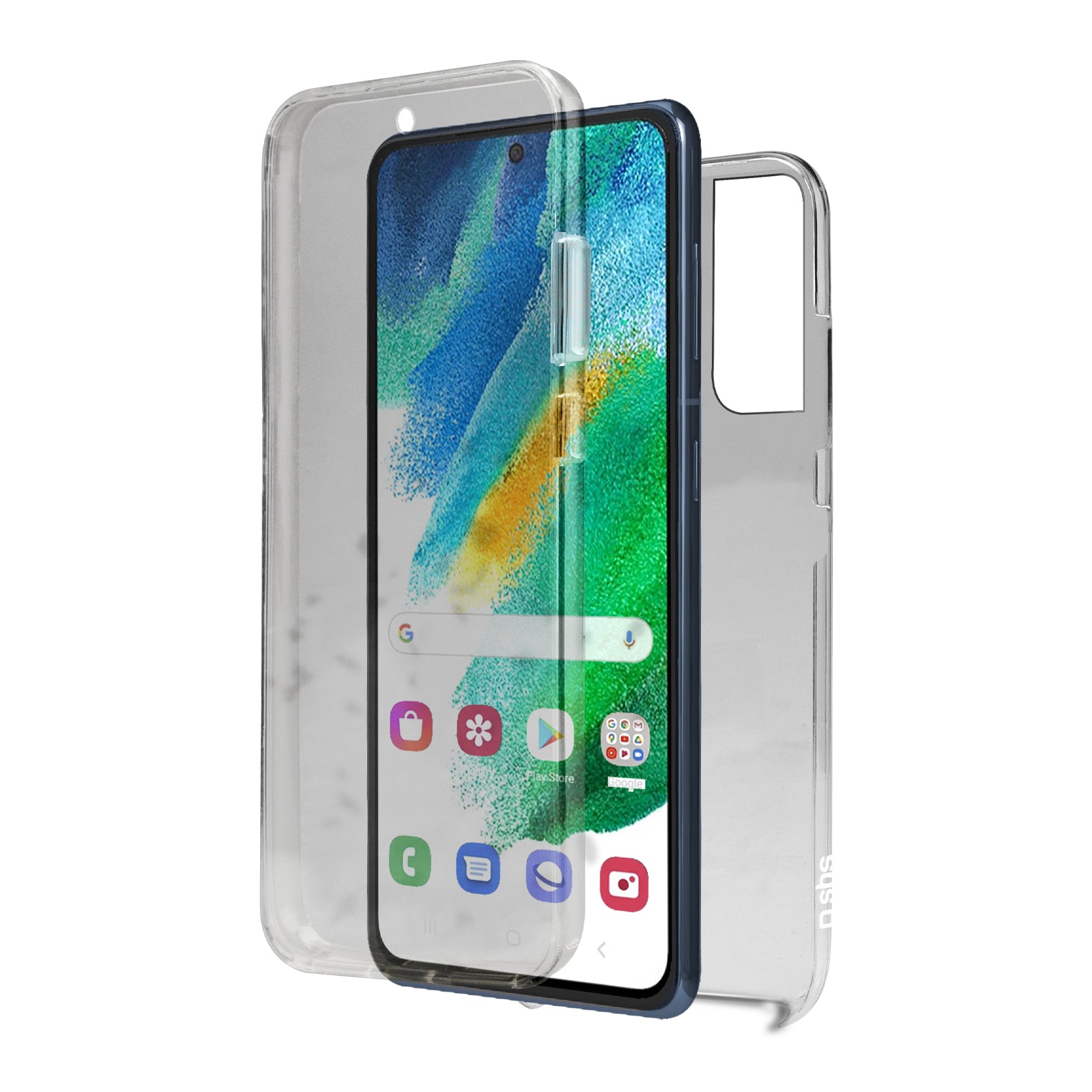 Transparent 360° cover for Samsung Galaxy S21 FE