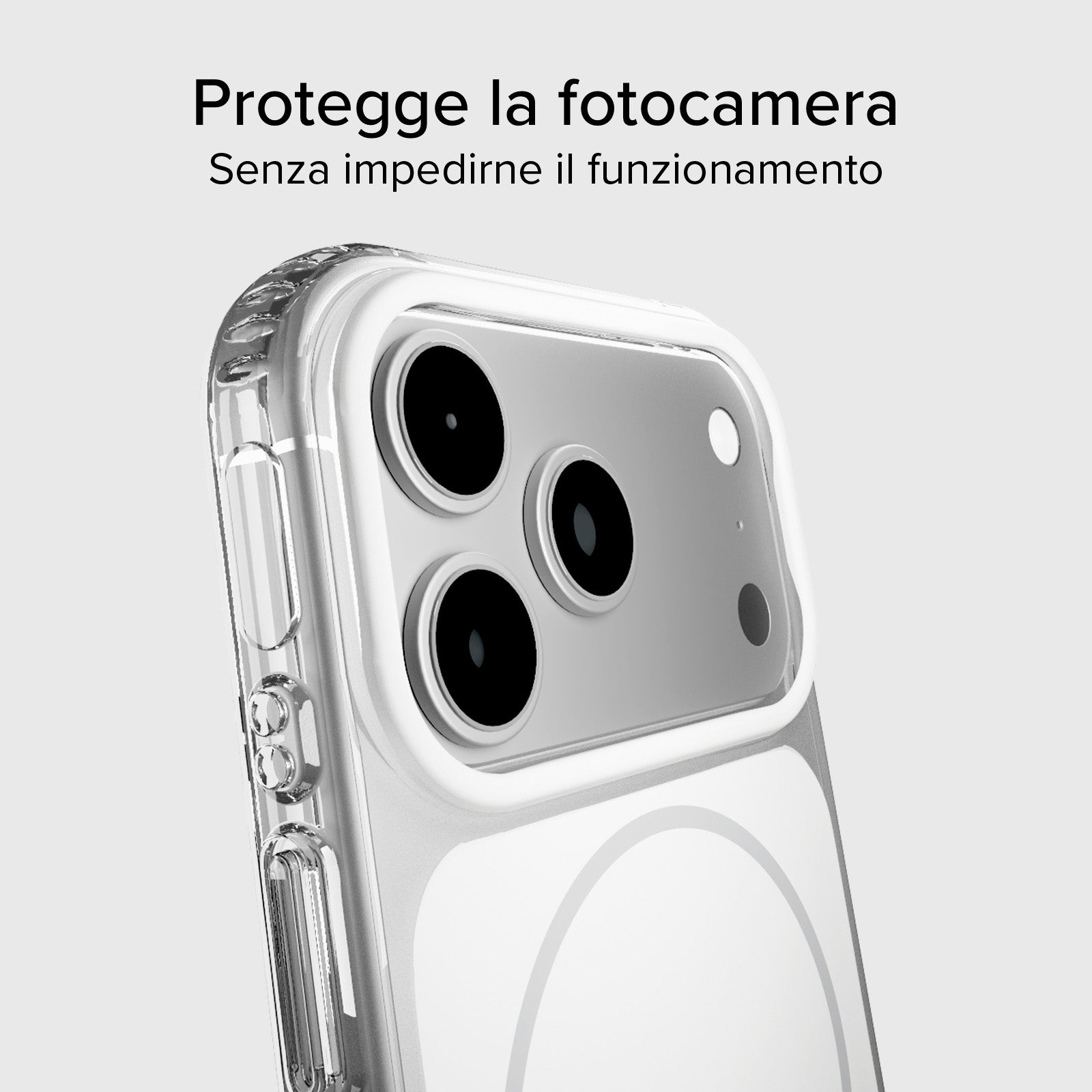 MagSafe compatible magnetic case with shockproof corners for iPhone 17 Pro