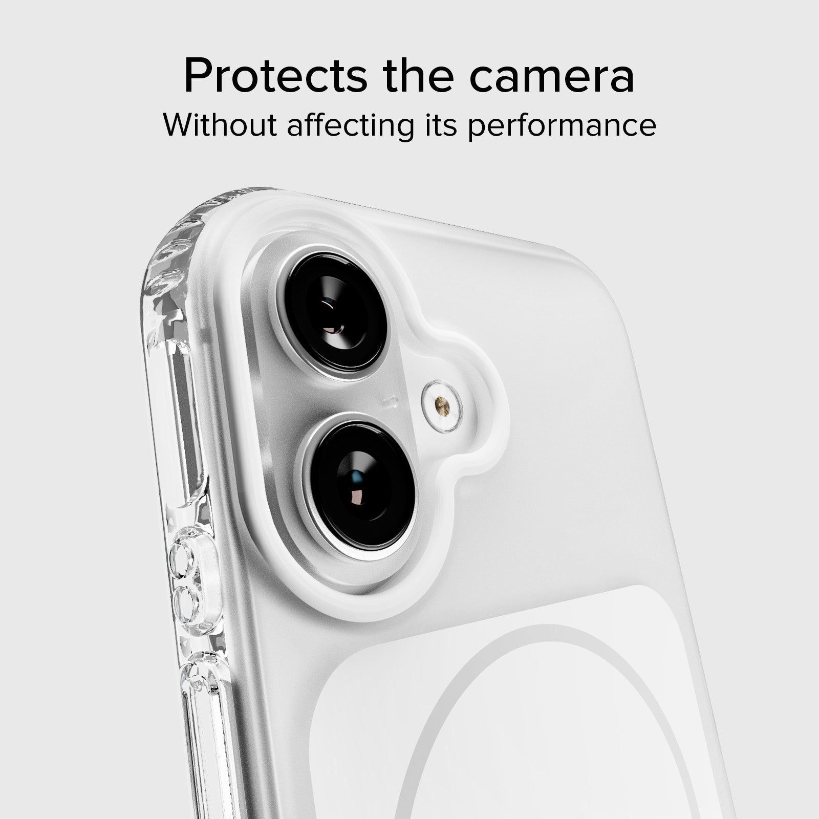 MagSafe compatible magnetic case with shockproof corners for iPhone 17