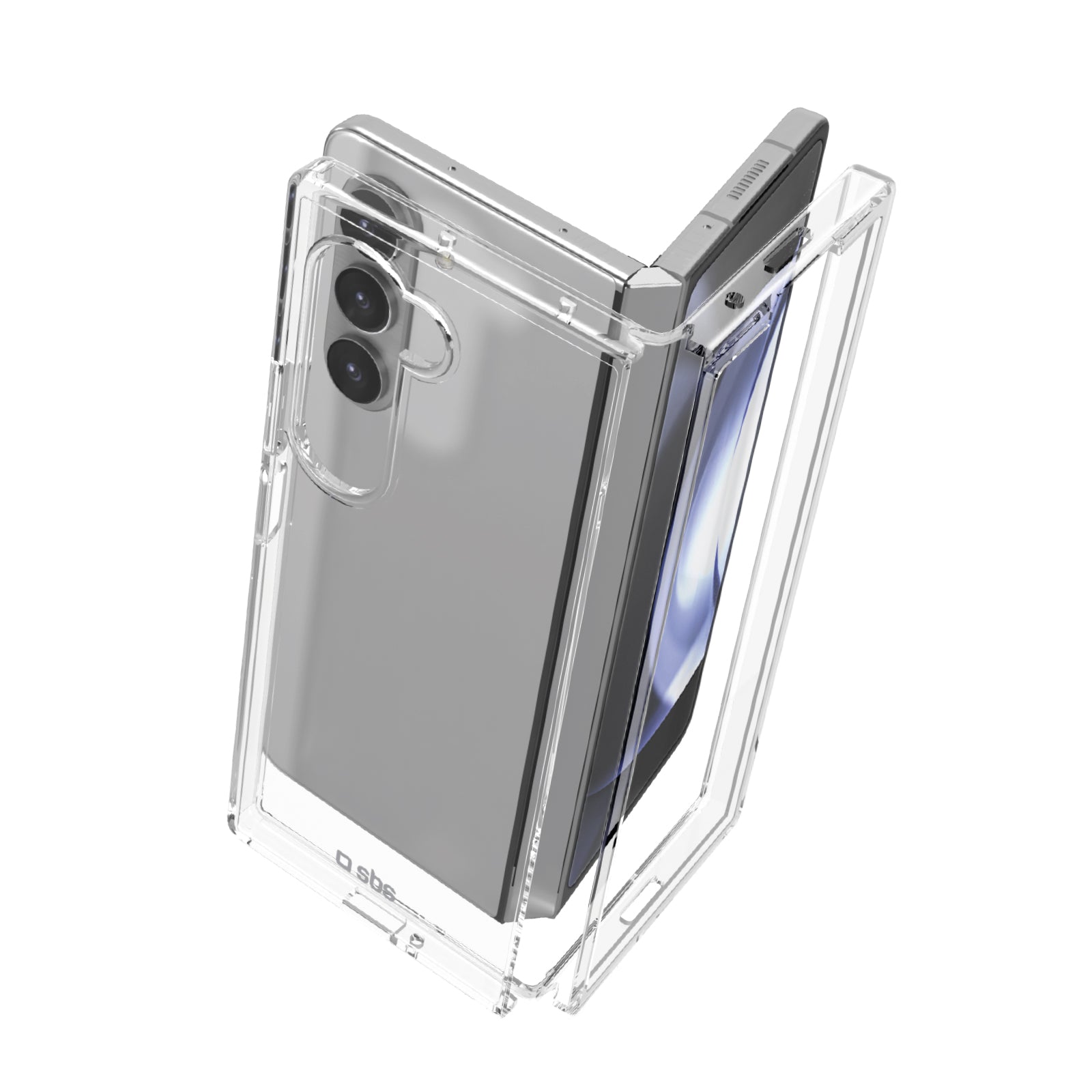 Hybrid Case für Samsung Z Fold 6, Flip-Hülle, kompatibel mit kabelloser Aufladung