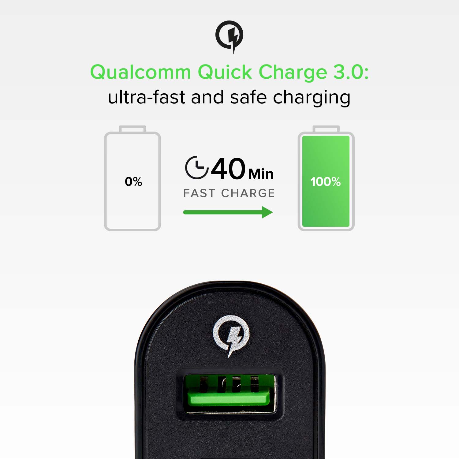 USB-Autoladegerät - Quick Charge