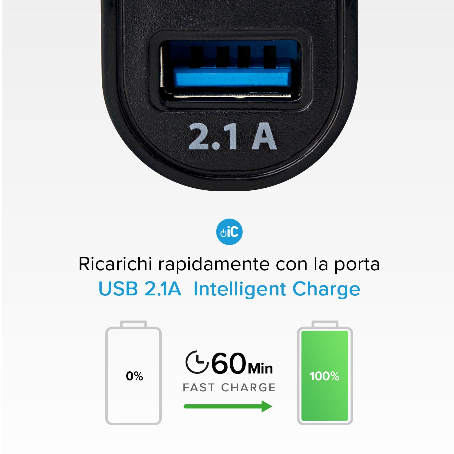 USB-Autoladegerät - Quick Charge