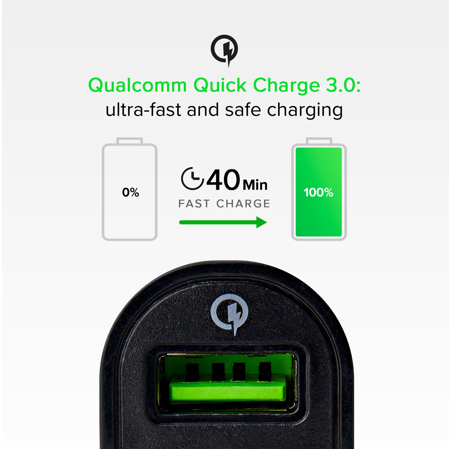 USB-Autoladegerät - Quick Charge