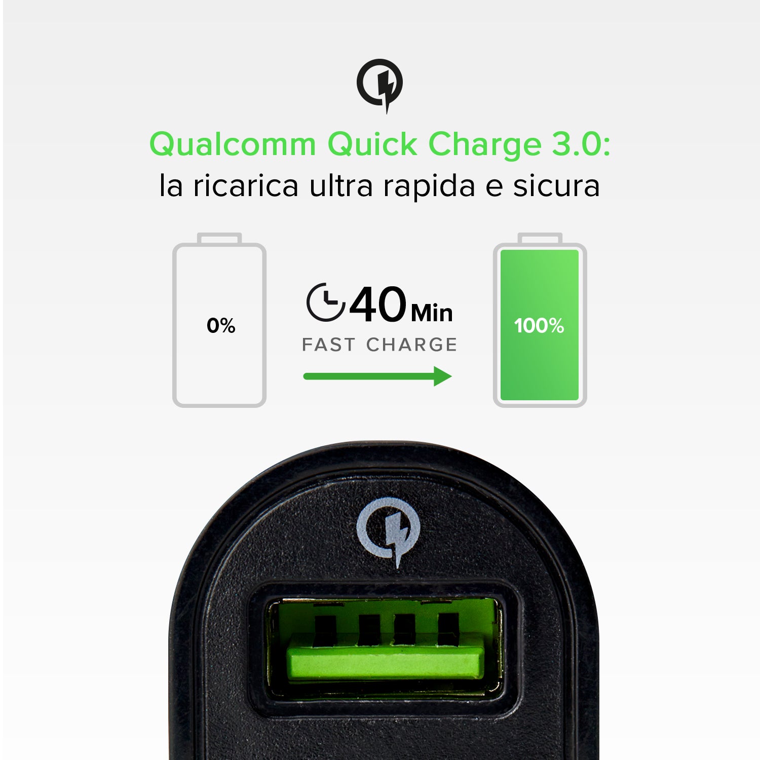 USB-Autoladegerät - Quick Charge