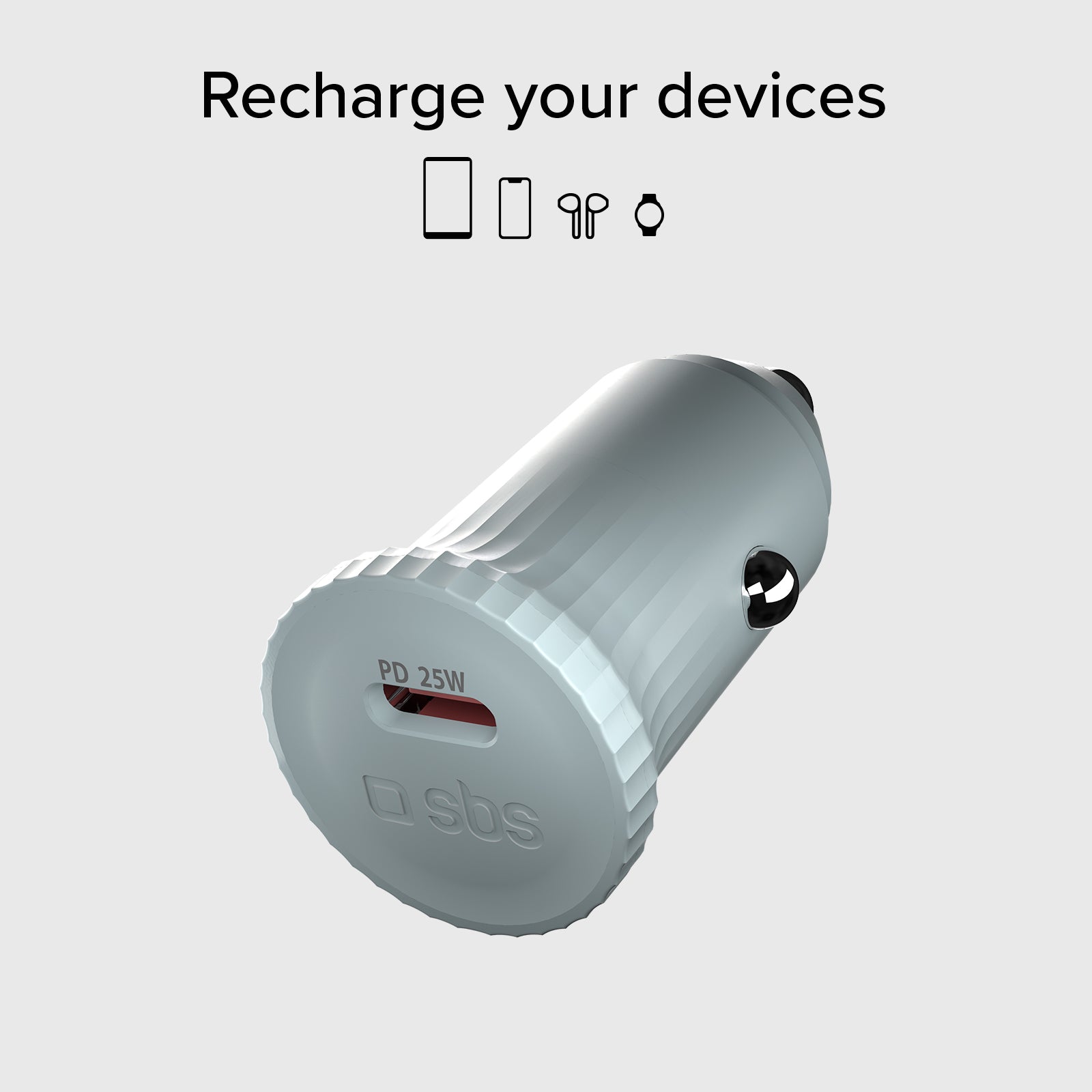 Chargeur de voiture en matériau recyclé GRS