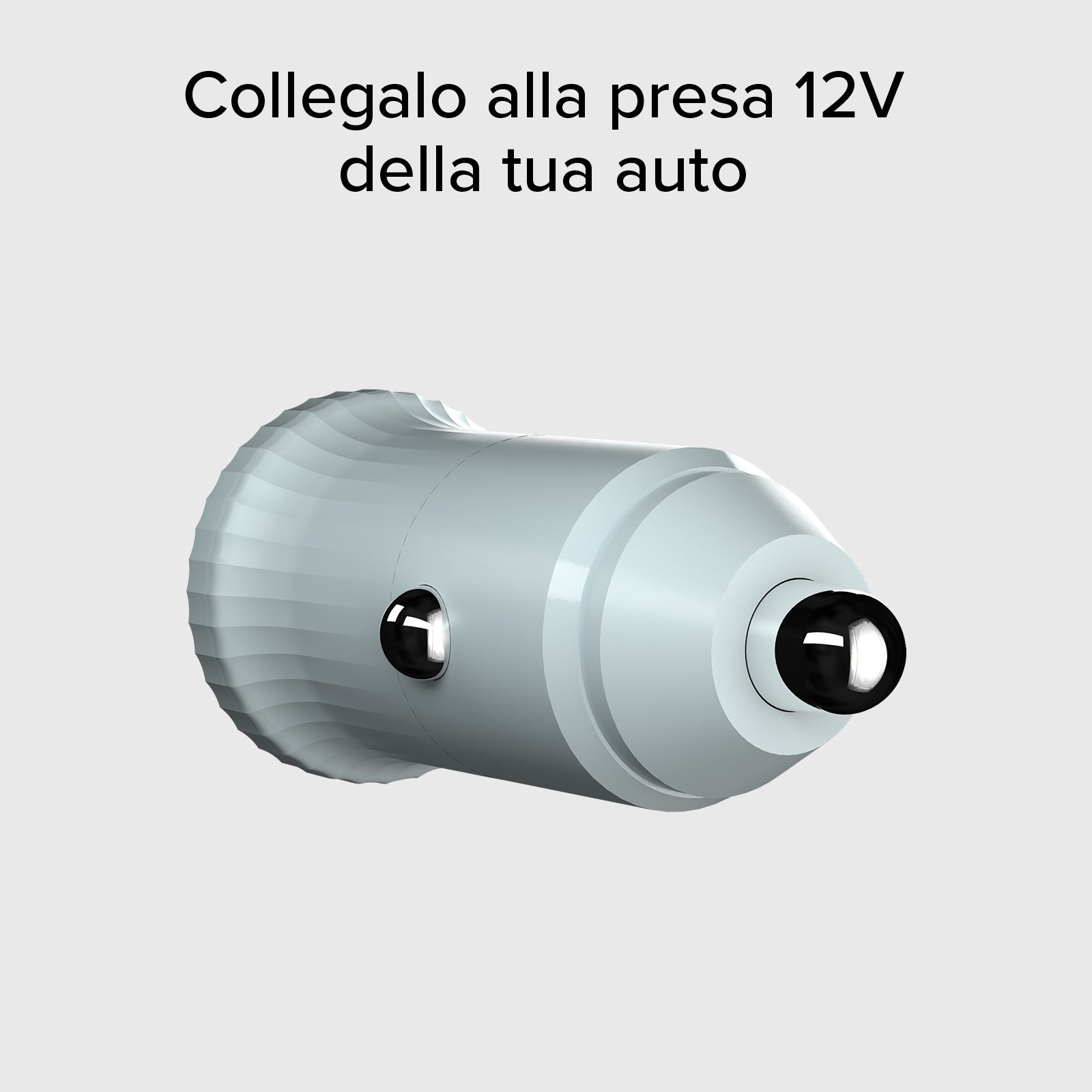 Cargador de coche con material reciclado GRS