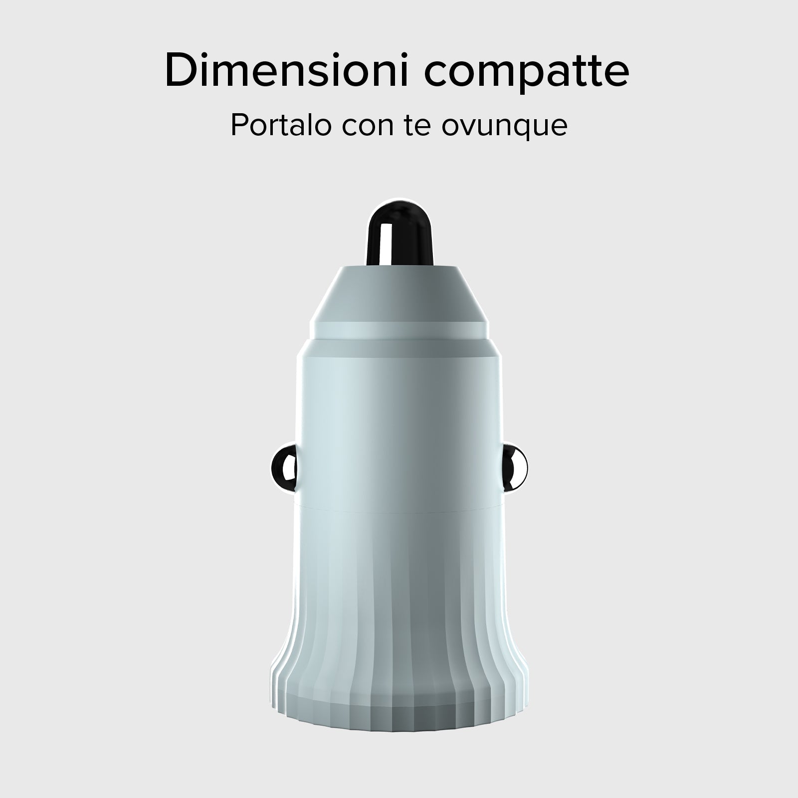 Cargador de coche con material reciclado GRS