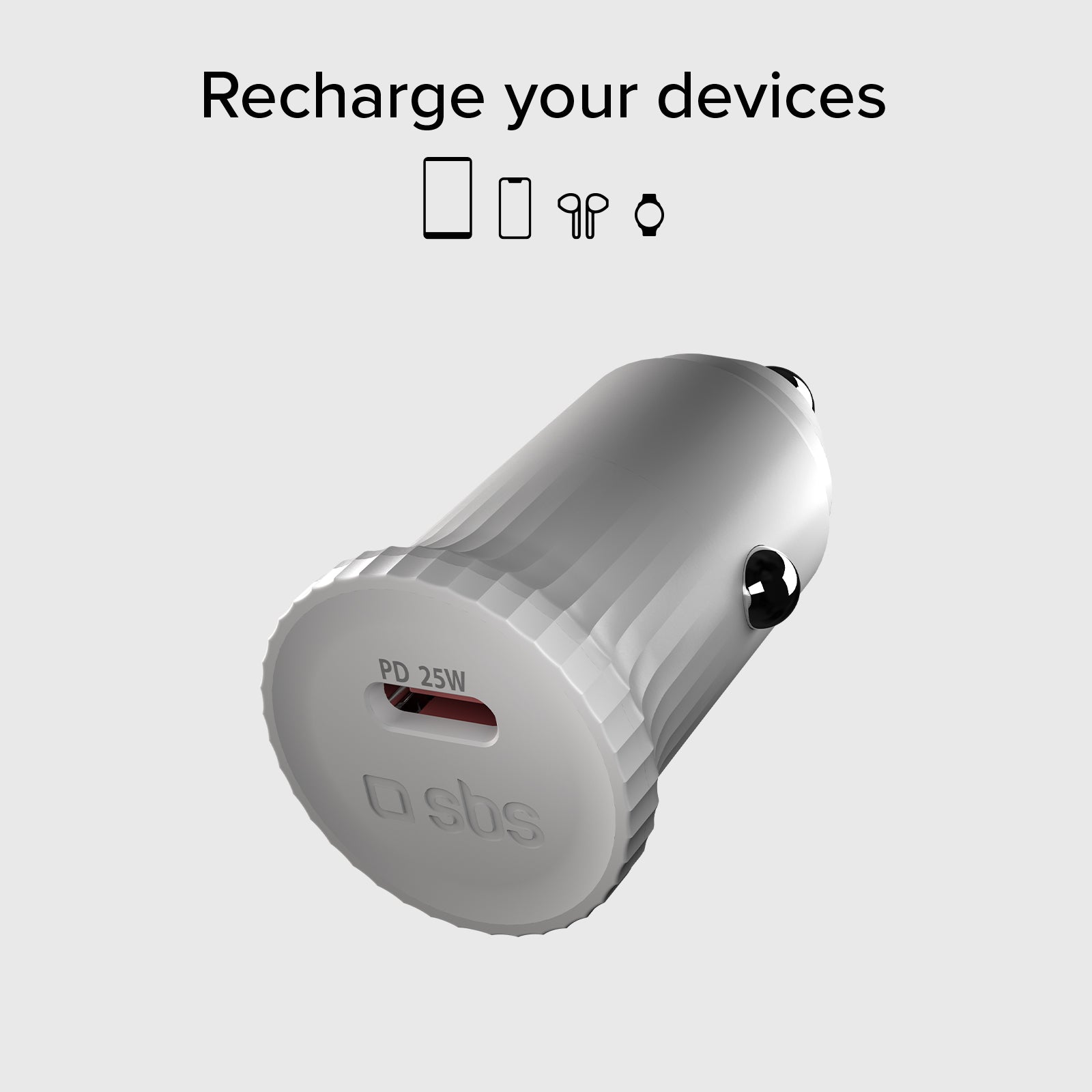 Chargeur de voiture en matériau recyclé GRS