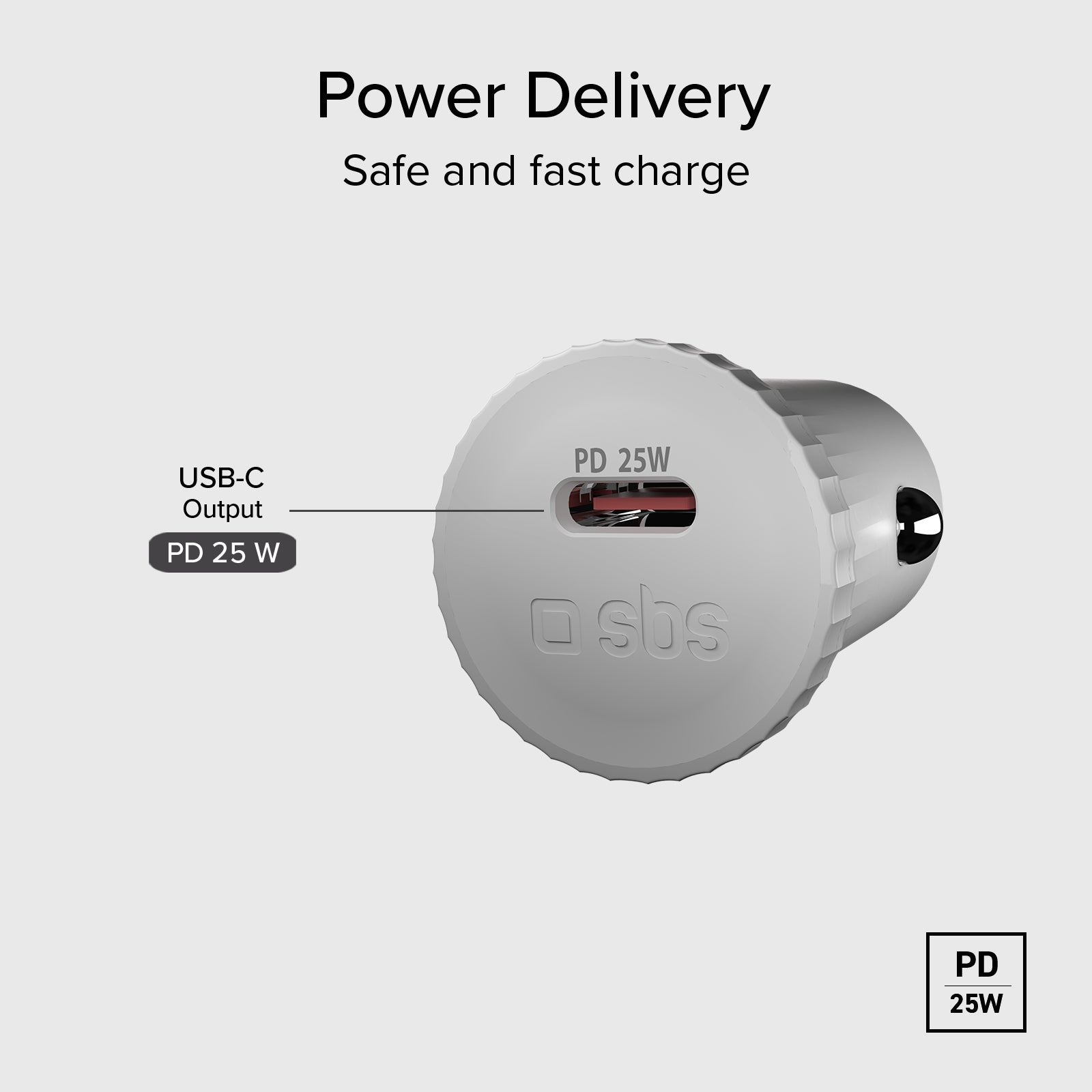 Chargeur de voiture en matériau recyclé GRS
