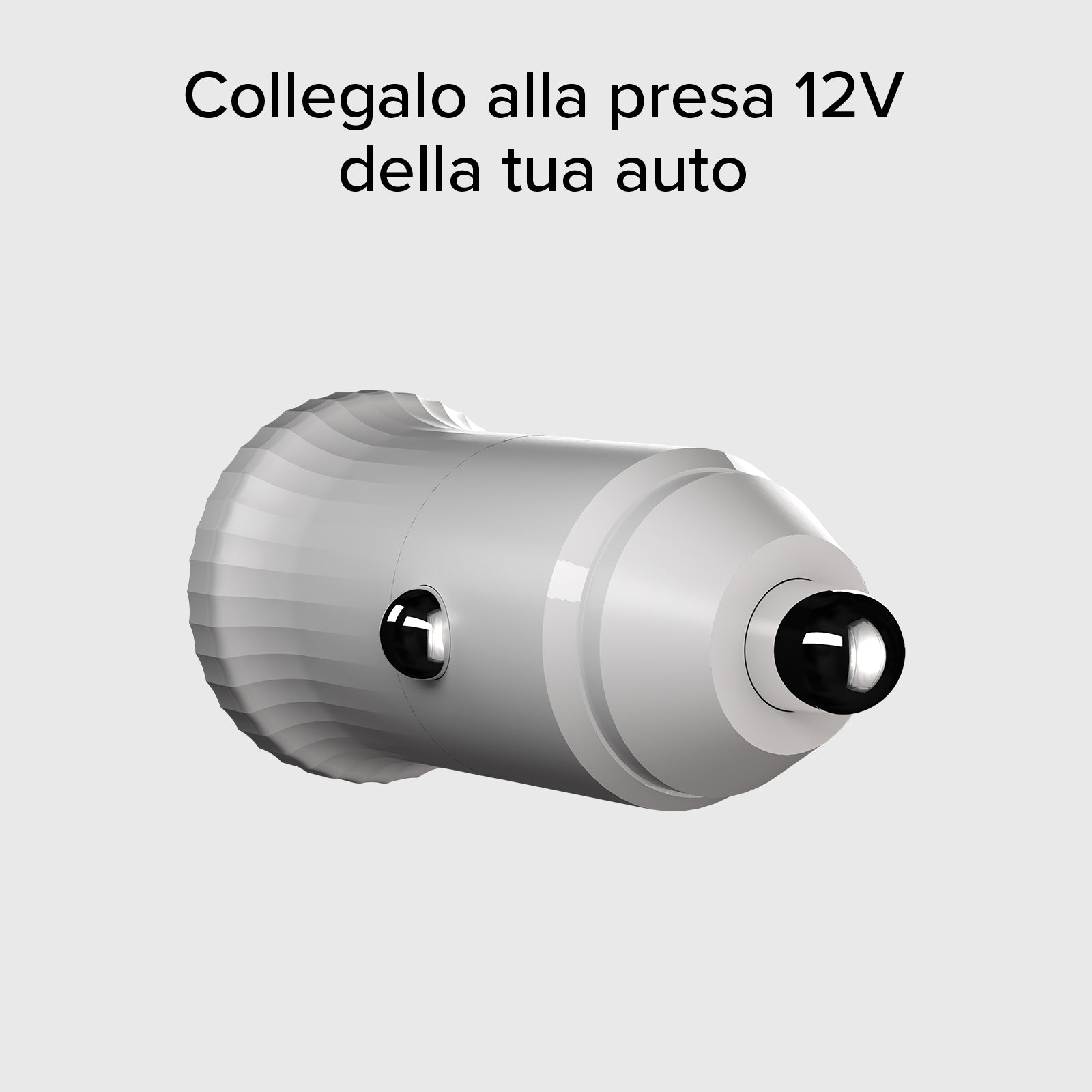 Cargador de coche con material reciclado GRS