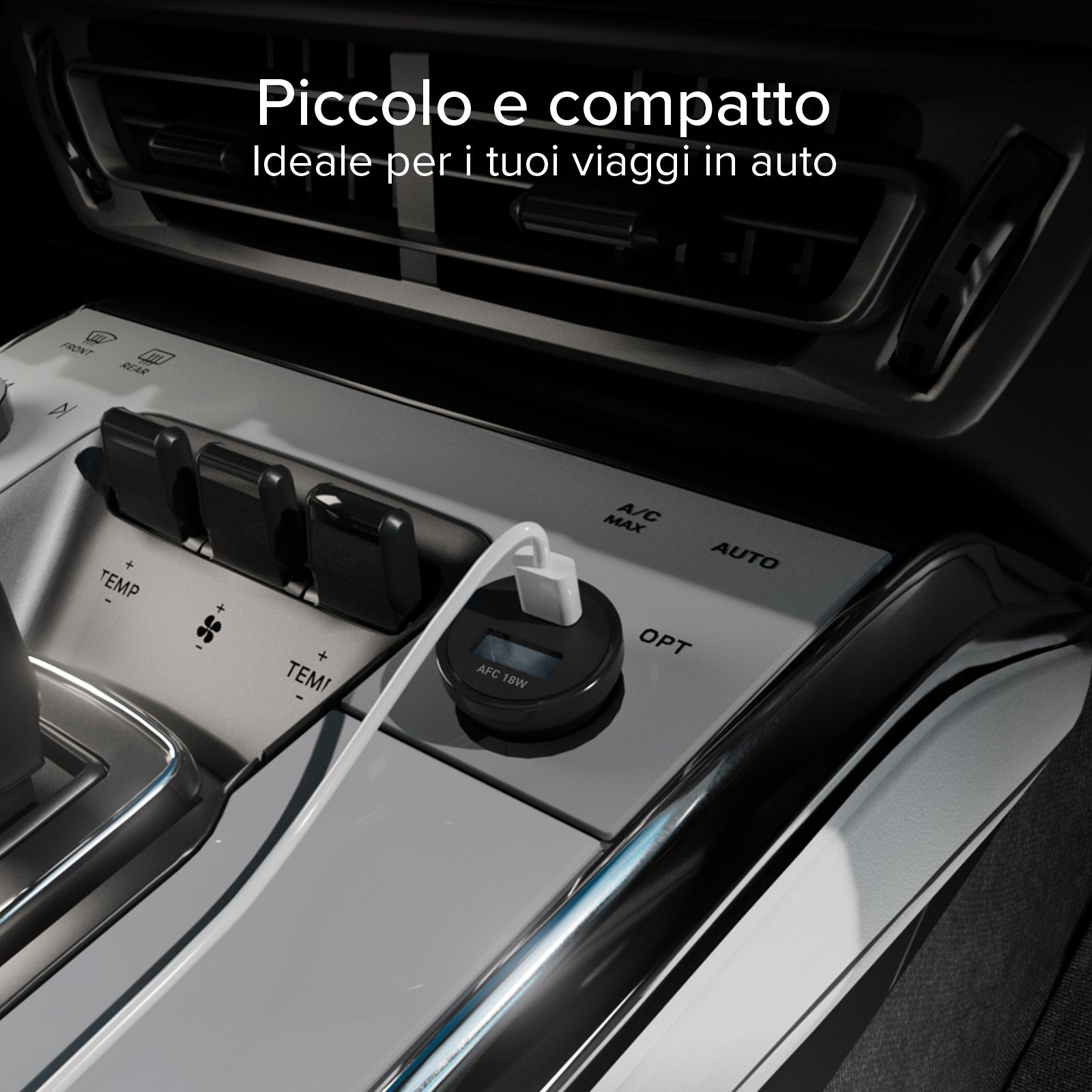 Caricatore auto - Ricarica ultra rapida 25 Watt con Power Delivery (PD)