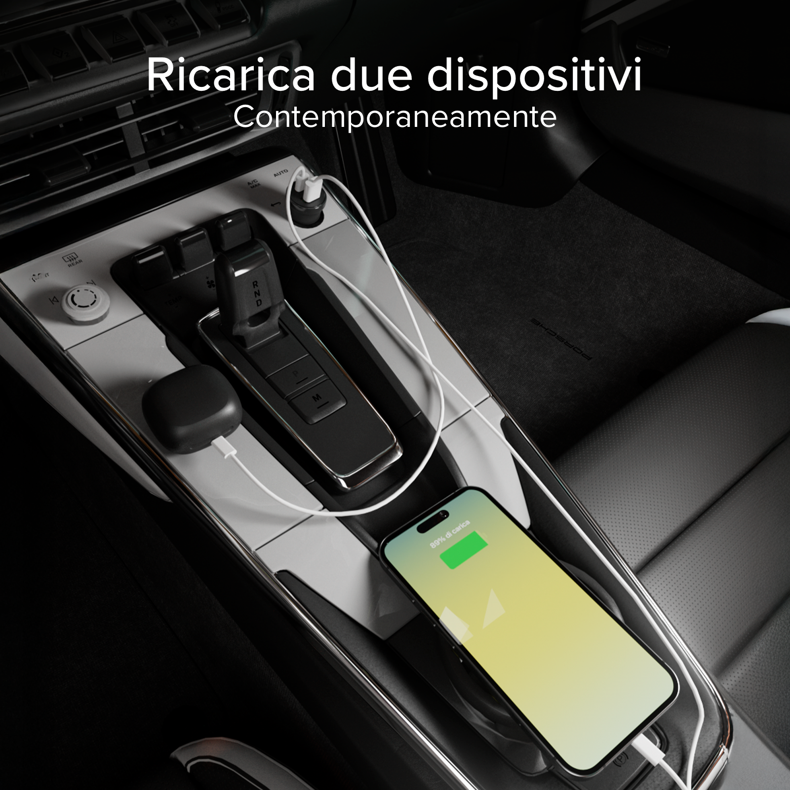 Caricatore auto - Ricarica ultra rapida 25 Watt con Power Delivery (PD)