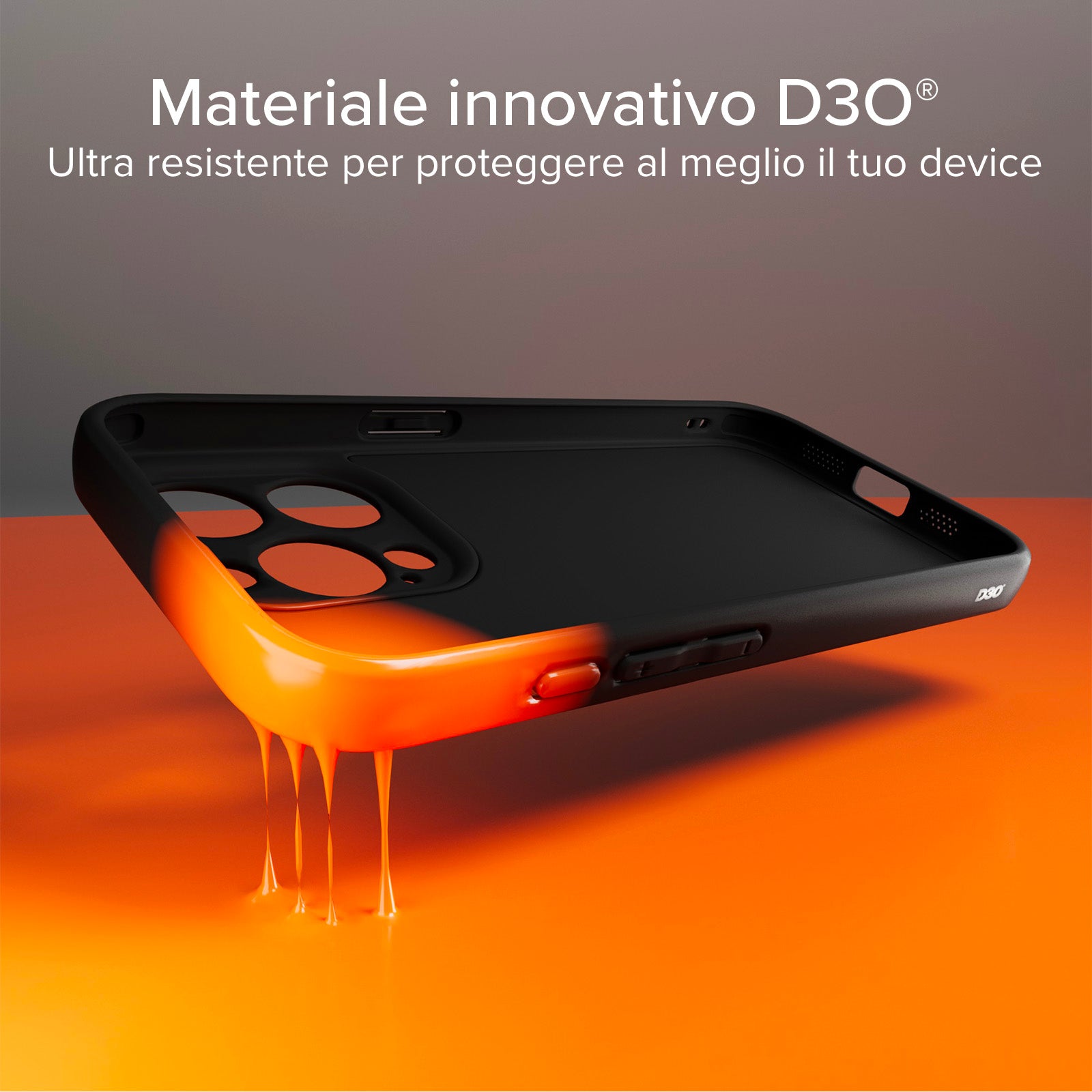 Cover per iPhone 15 Pro con tecnologia D3O