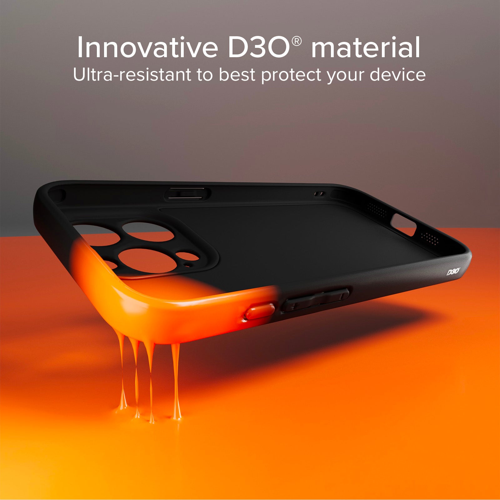 Cover per iPhone 15 Pro Max con tecnologia D3O