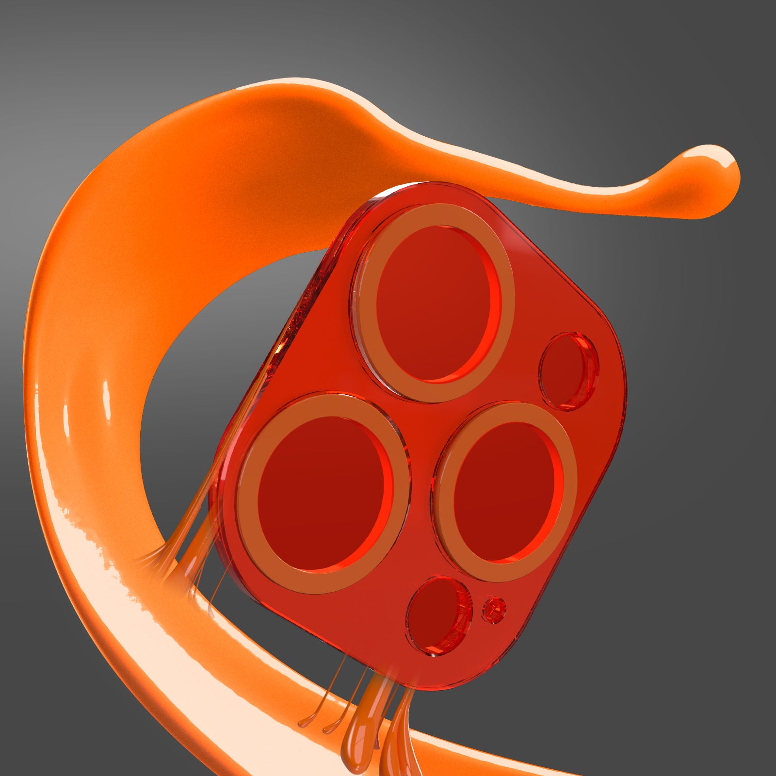 Kameraglas für iPhone 14 Pro/iPhone 14 Pro Max, mit D3O-Material