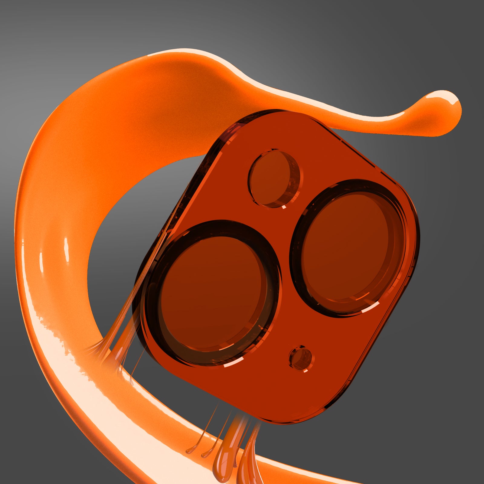 Vitre pour appareil photo d'iPhone 15/15 Plus, avec matériau D3O