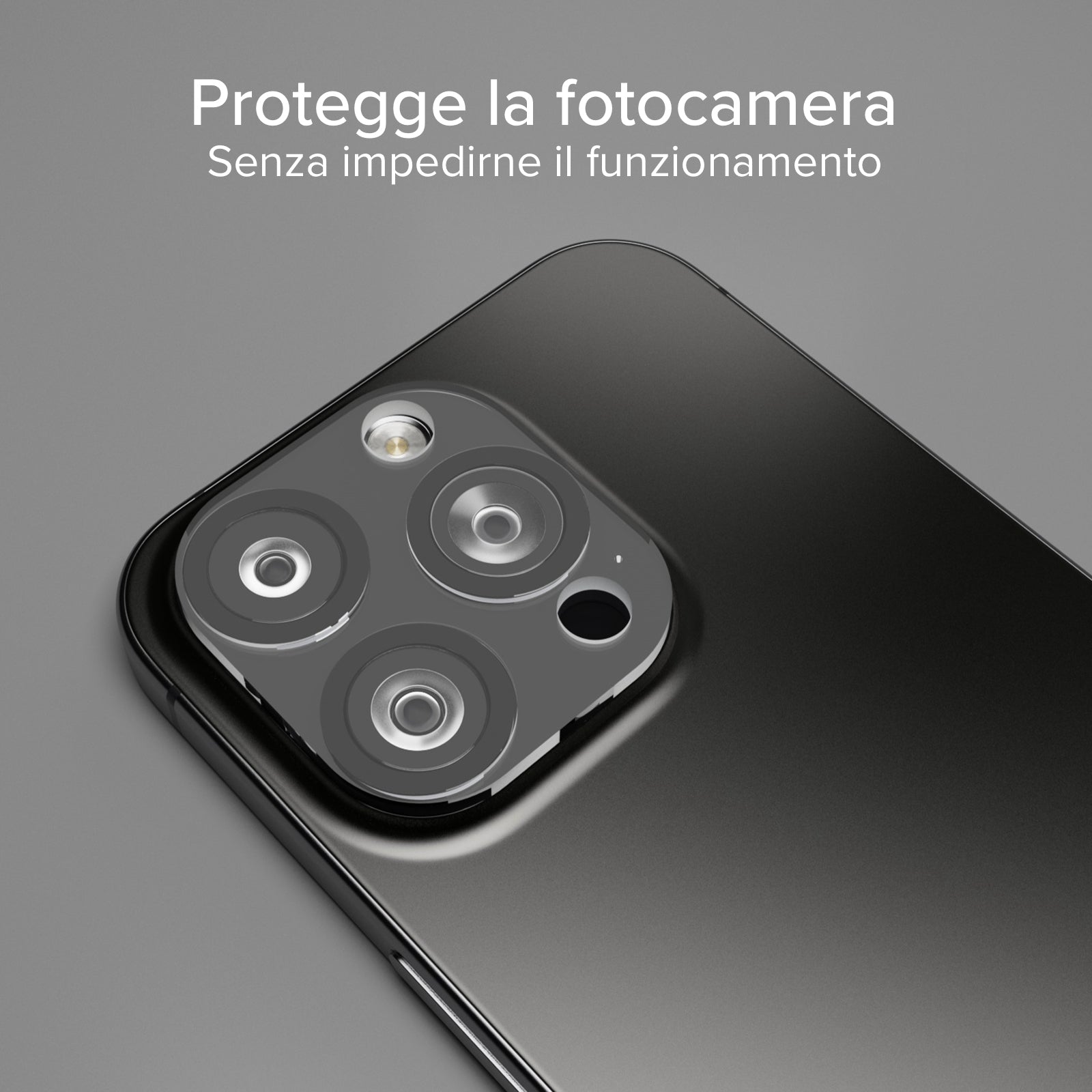 Vetro per fotocamera dell'iPhone 16 Pro/iPhone 16 Pro Max, con materiale D3O