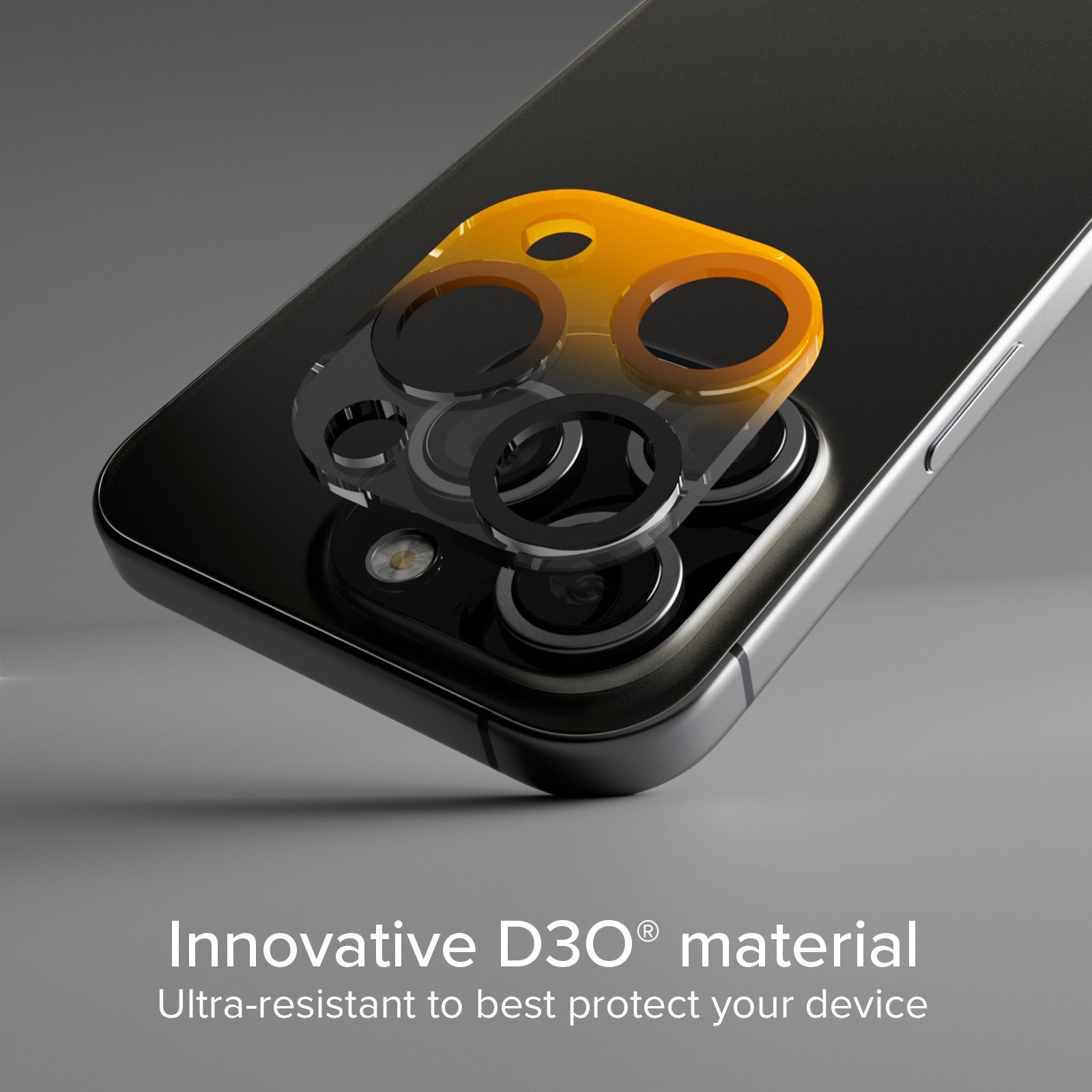 Vetro per fotocamera dell'iPhone 16 Pro/iPhone 16 Pro Max, con materiale D3O