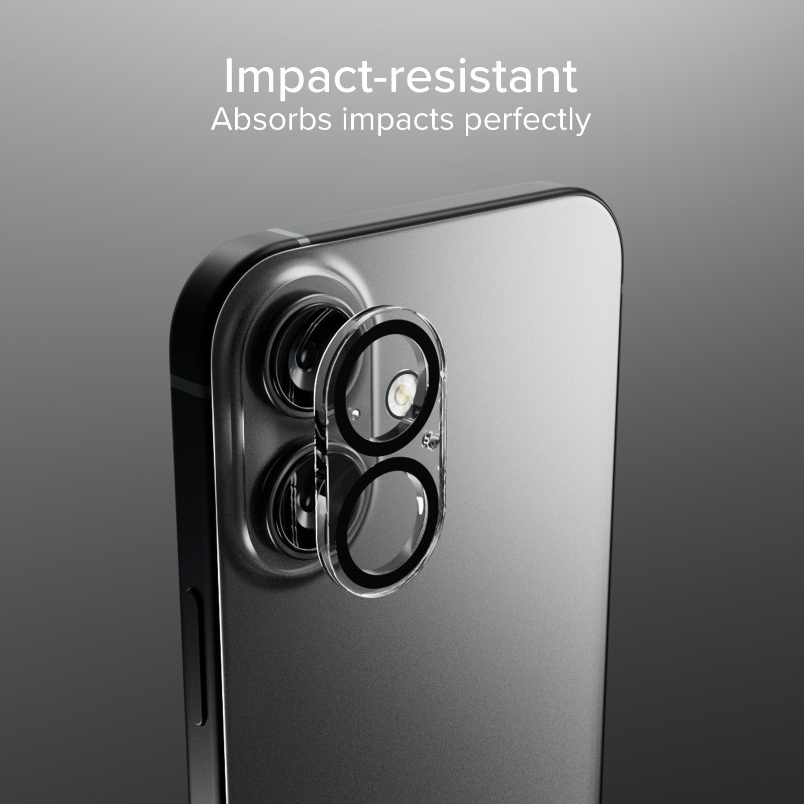 Vetro per fotocamera dell'iPhone 16/16 Plus, con materiale D3O