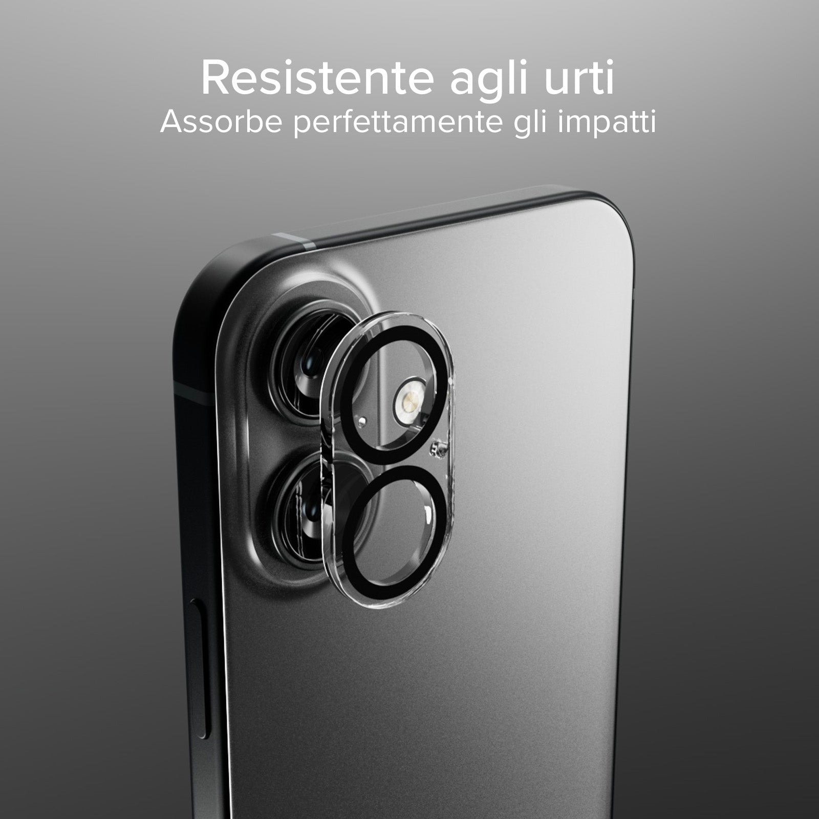 Vetro per fotocamera dell'iPhone 16/16 Plus, con materiale D3O