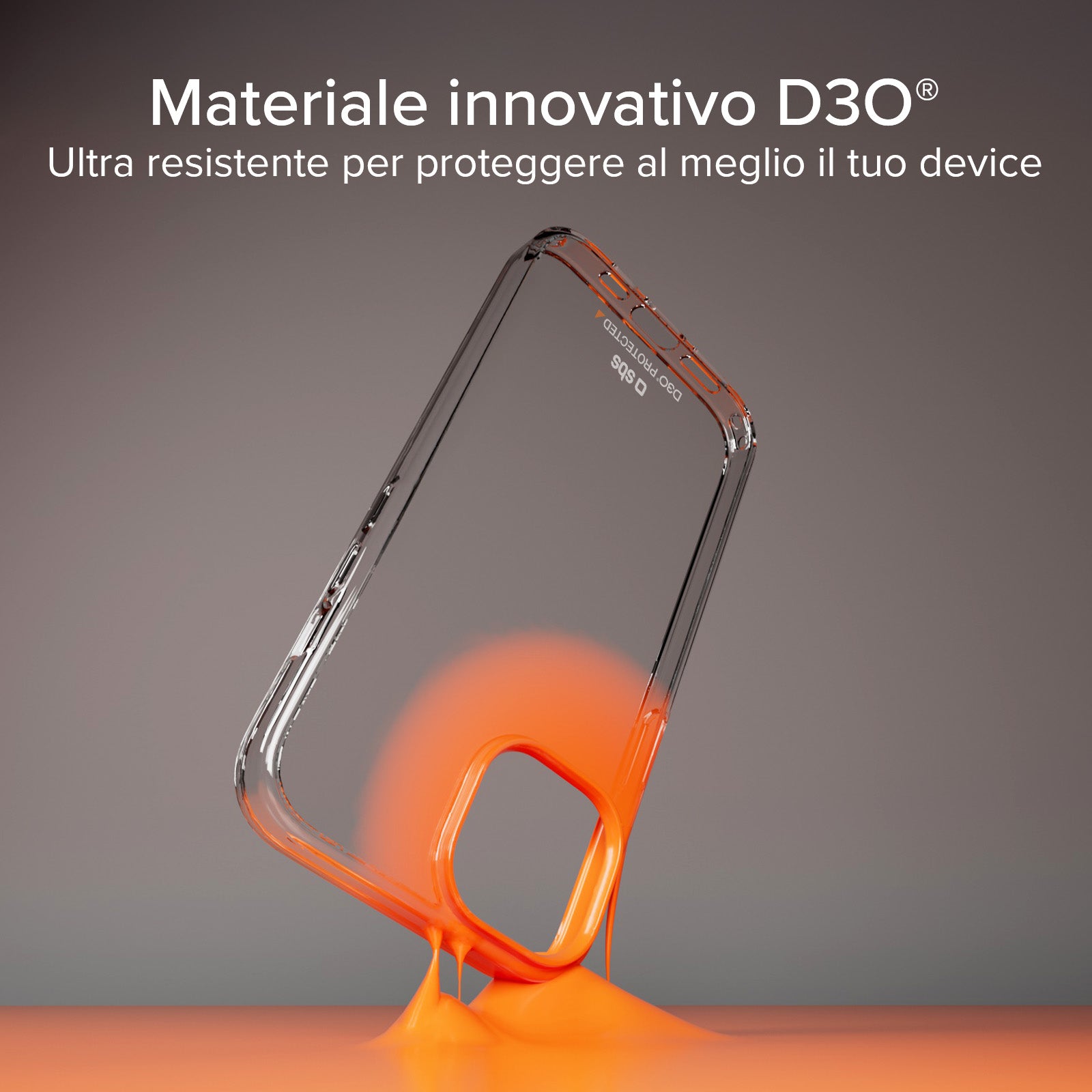 Extrem widerstandsfähiges Cover für iPhone 15 Pro mit D3O-Technologie
