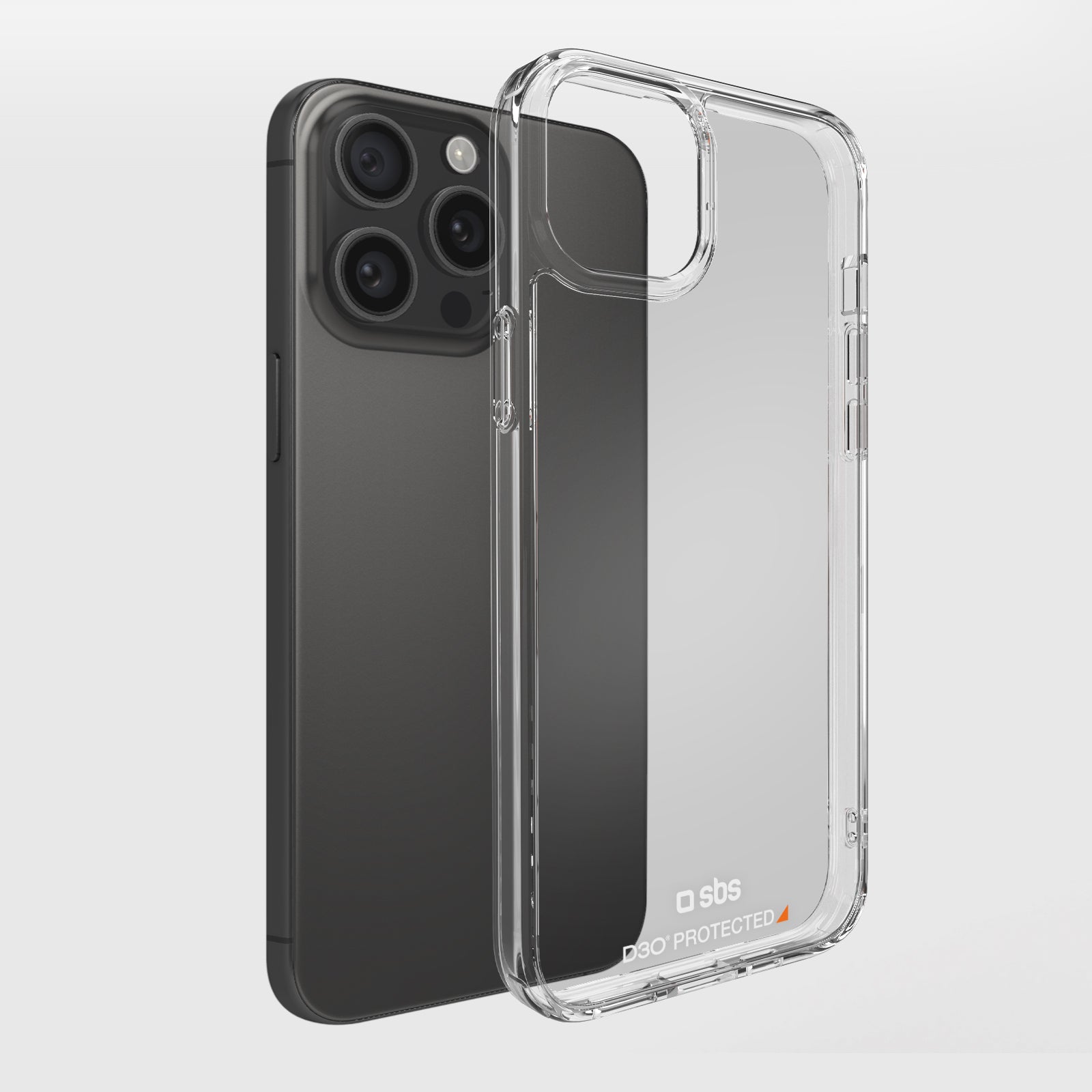 Cover ultraresistente per iPhone 15 Pro Max con tecnologia D3O