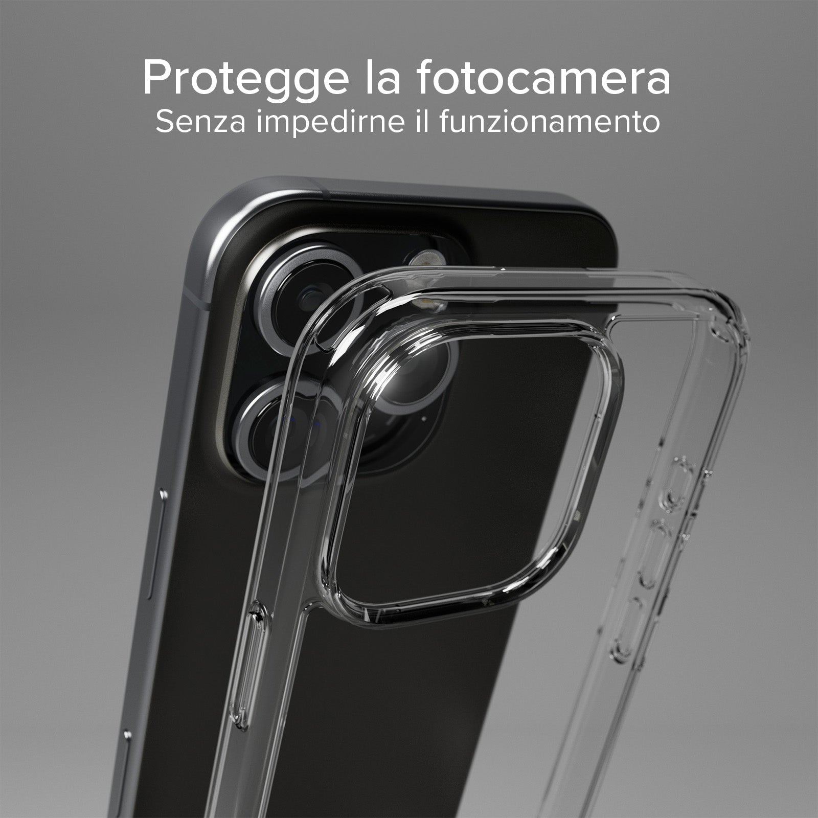 Cover ultraresistente per iPhone 16 Pro con tecnologia D3O