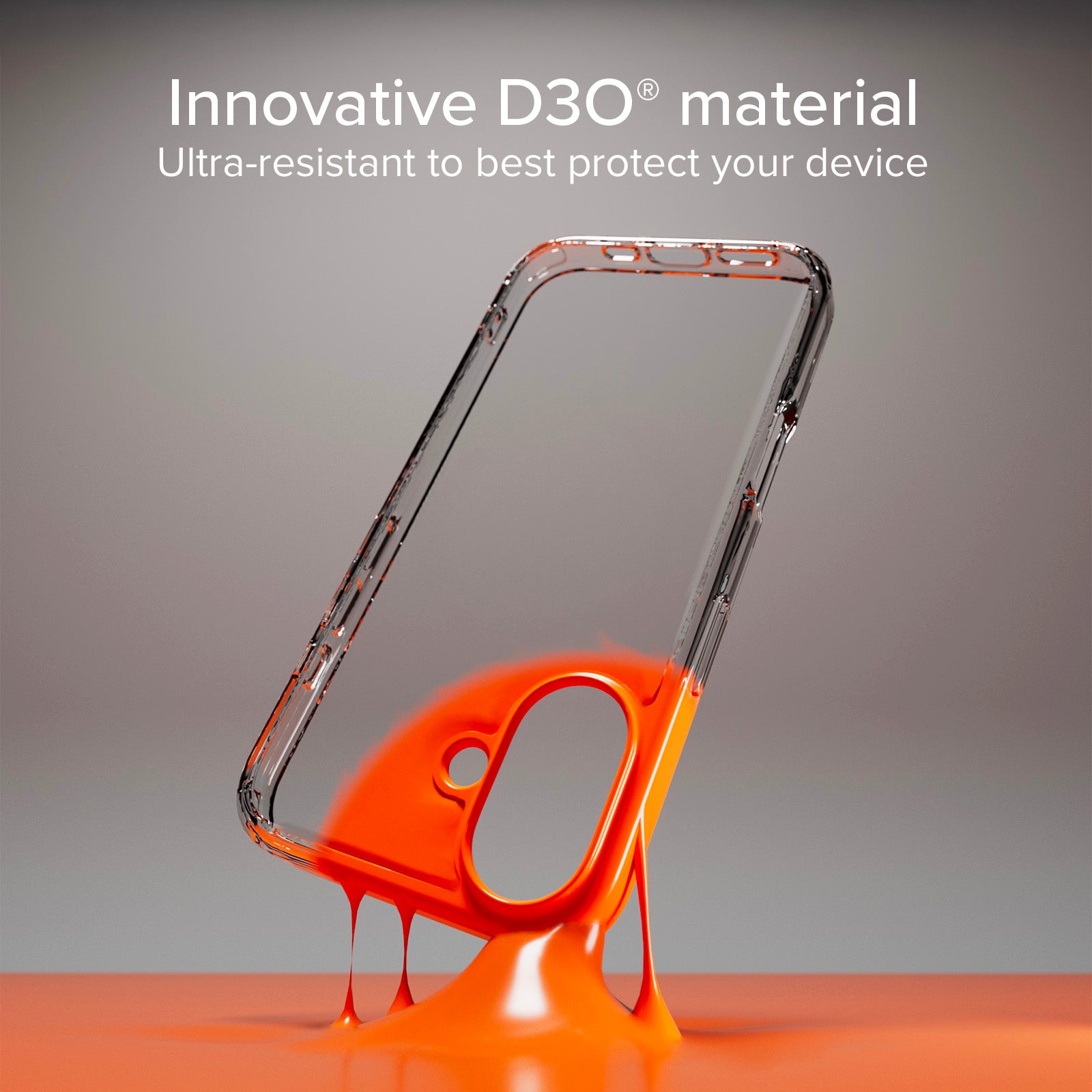 Extrem widerstandsfähiges Cover für iPhone 16 mit D3O-Technologie