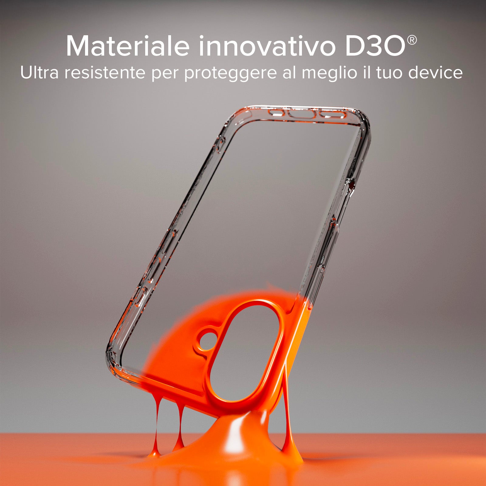 Extrem widerstandsfähiges Cover für iPhone 16 mit D3O-Technologie