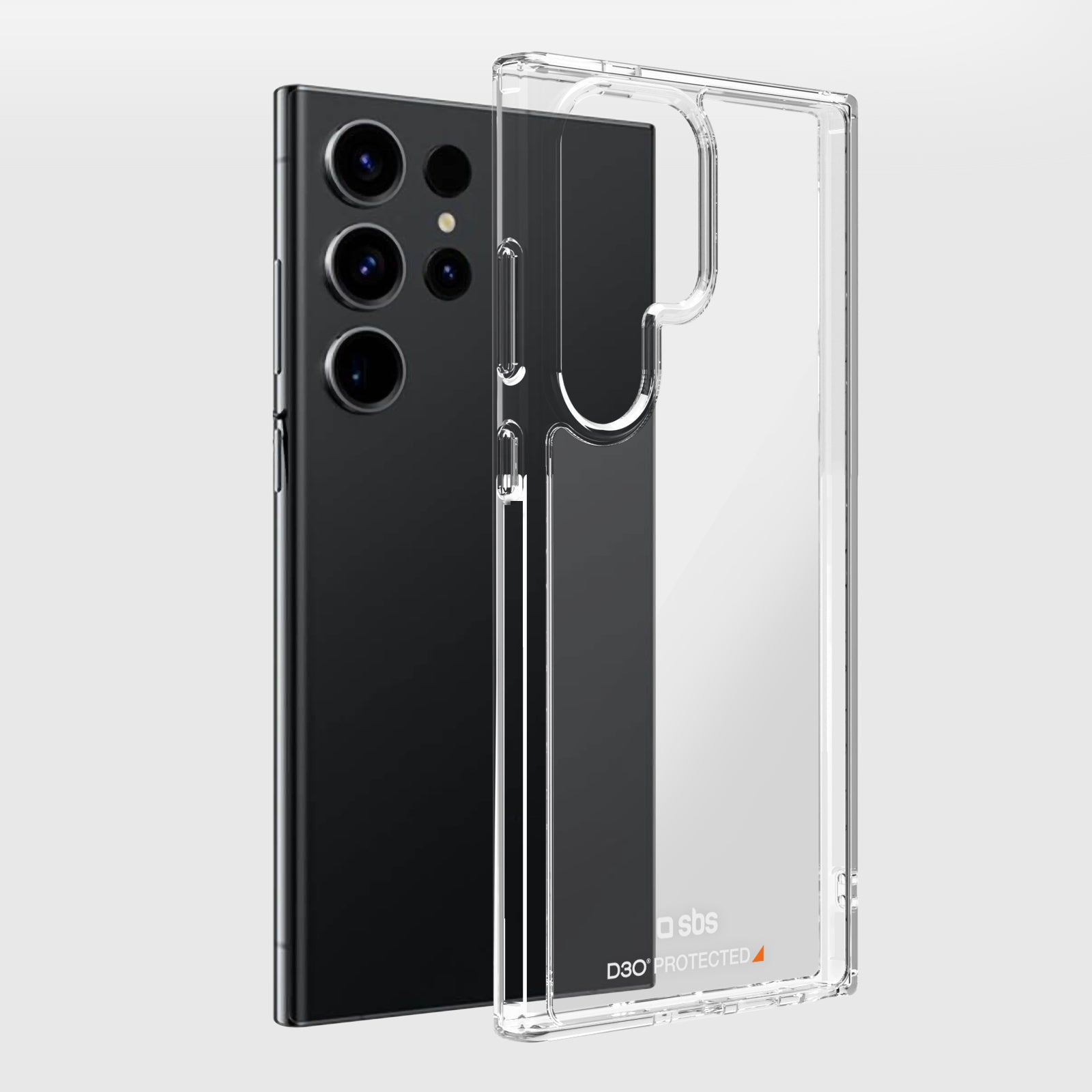 Cover ultraresistente per Samsung Galaxy S24 Ultra con tecnologia D3O