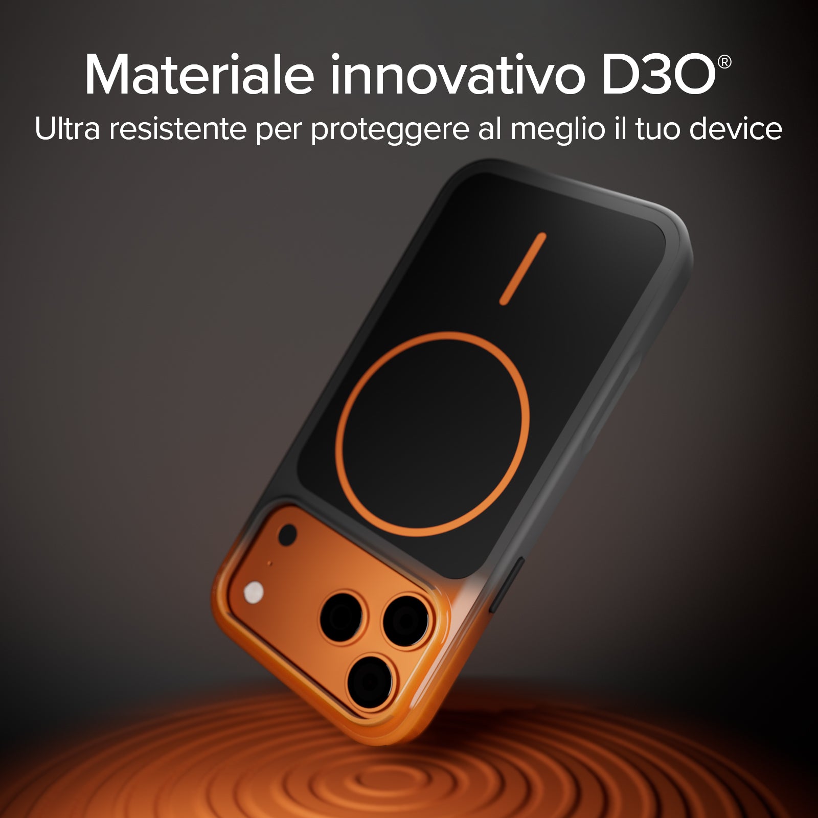 Funda Core compatible con MagSafe para iPhone 17 Pro con protección D3O antigolpes
