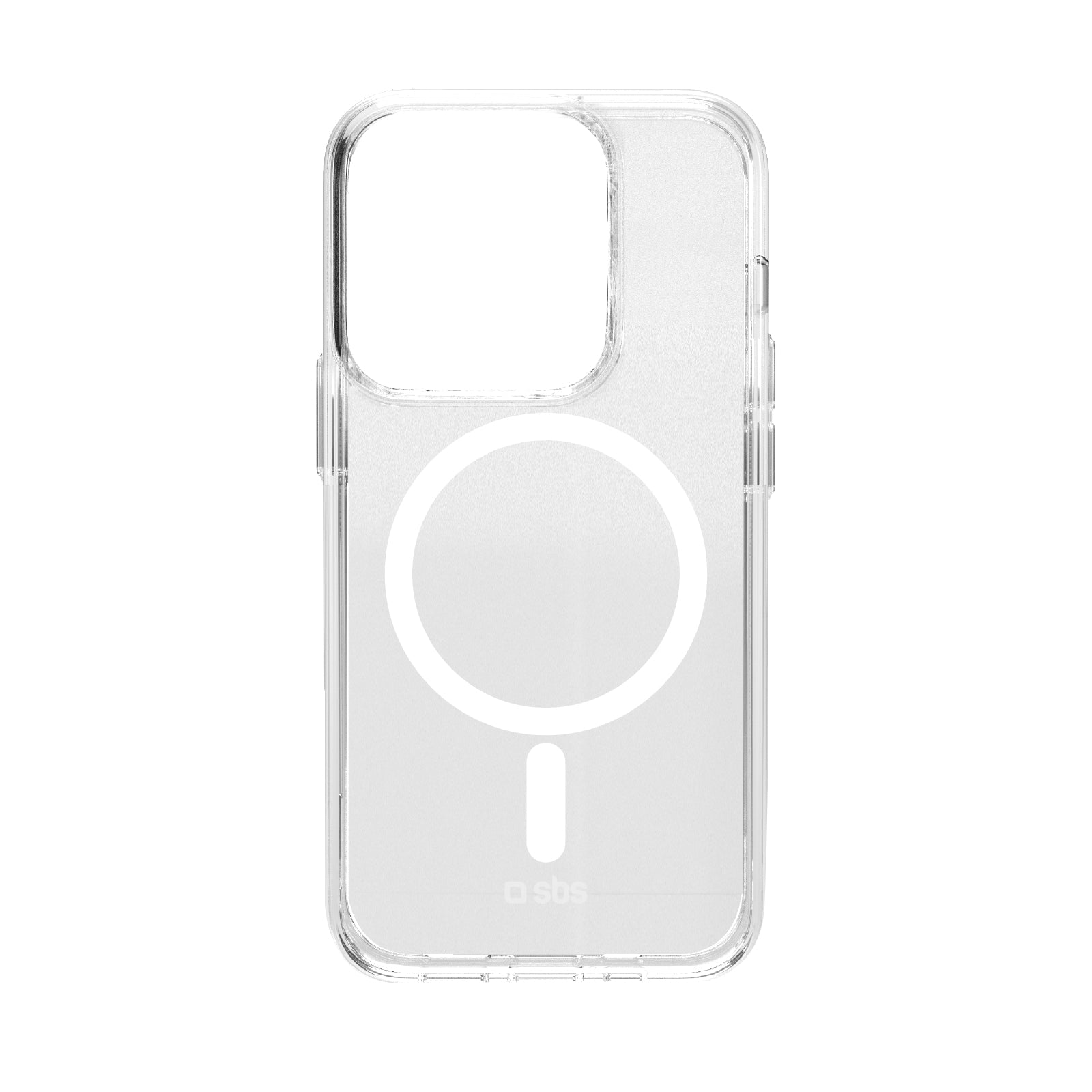 NALIA MagPower Cover Ibrido compatibile con iPhone 16 Pro Custodia [compatibile con MagSafe], Semi-Trasparente Traslucido, Dorso Rigido & Telaio Silicone, Case Anti-Giallo, Colore:Bianco