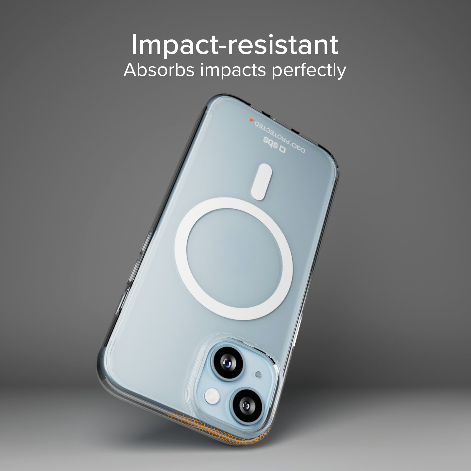 Cover ultraresistente per iPhone 15 con tecnologia D3O