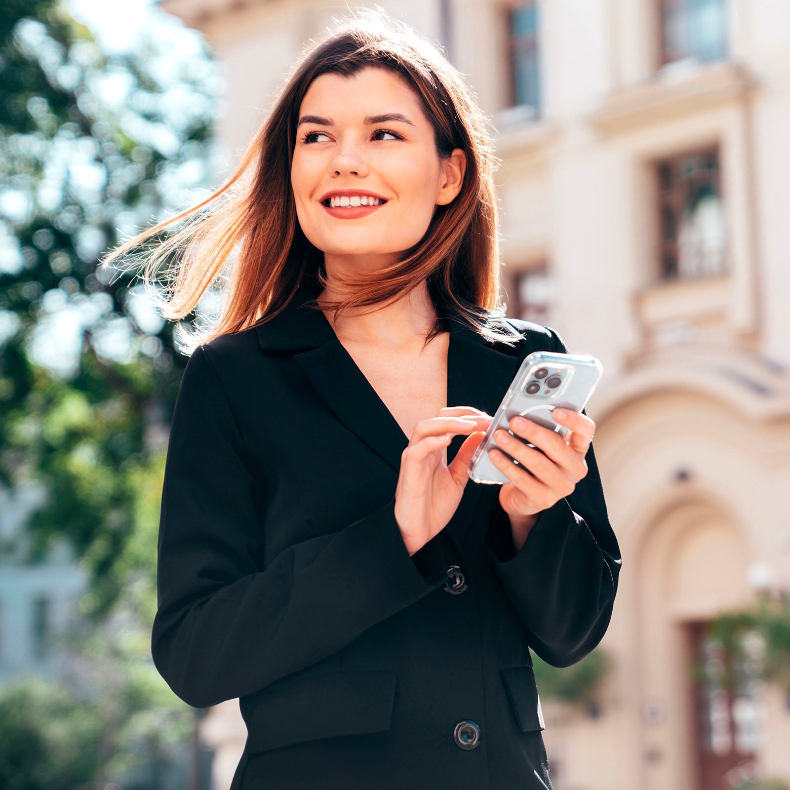 Extrem widerstandsfähiges Cover für iPhone 16 Pro mit D3O-Technologie